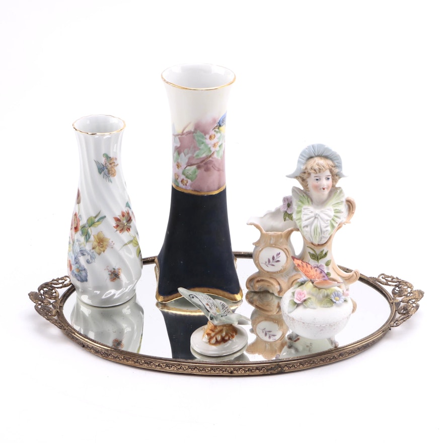 Porcelain Vases and Figurines Featuring Heinrich & Co.