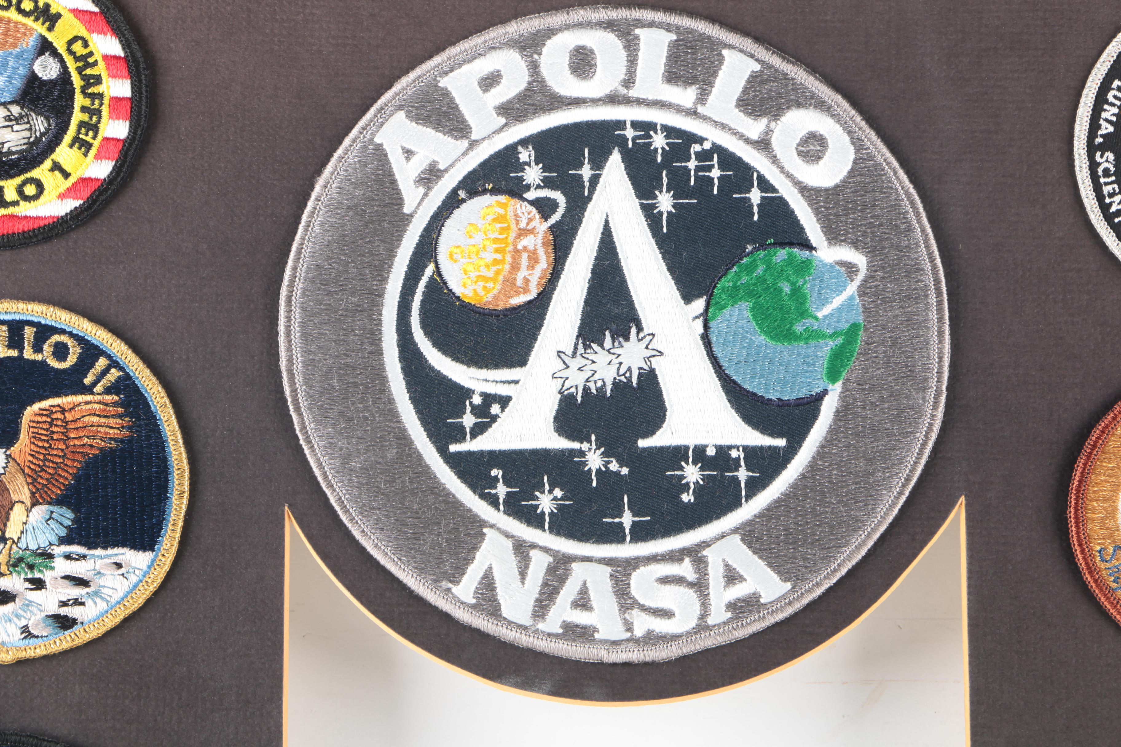 Collage of NASA Apollo Patches