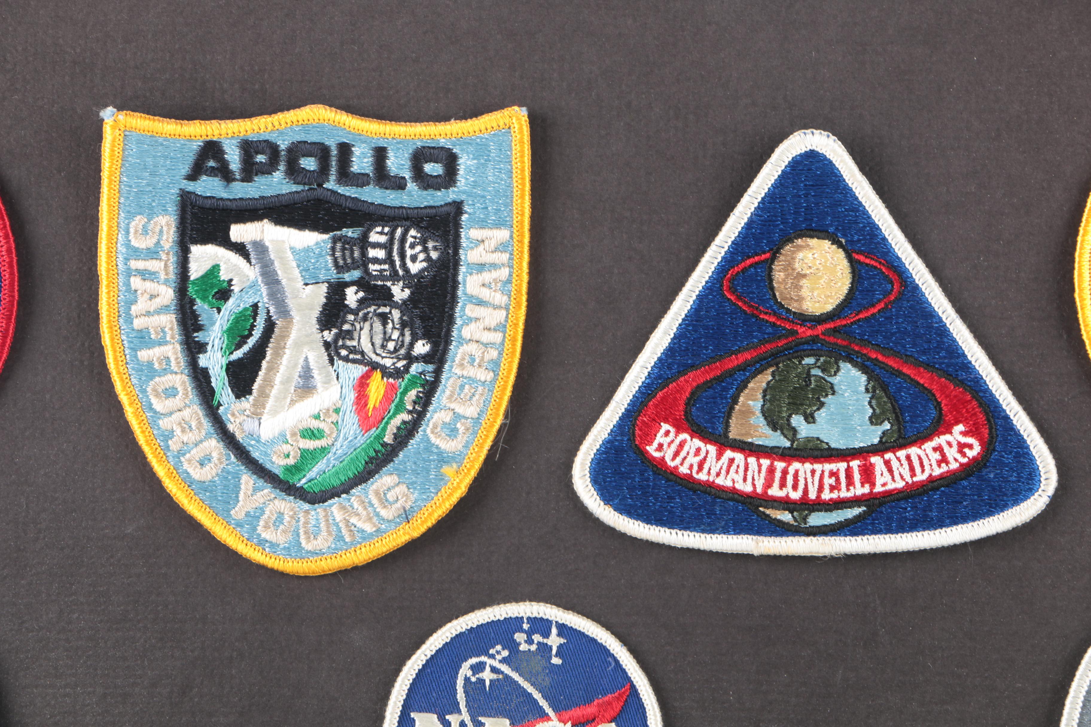 Collage of NASA Apollo Patches