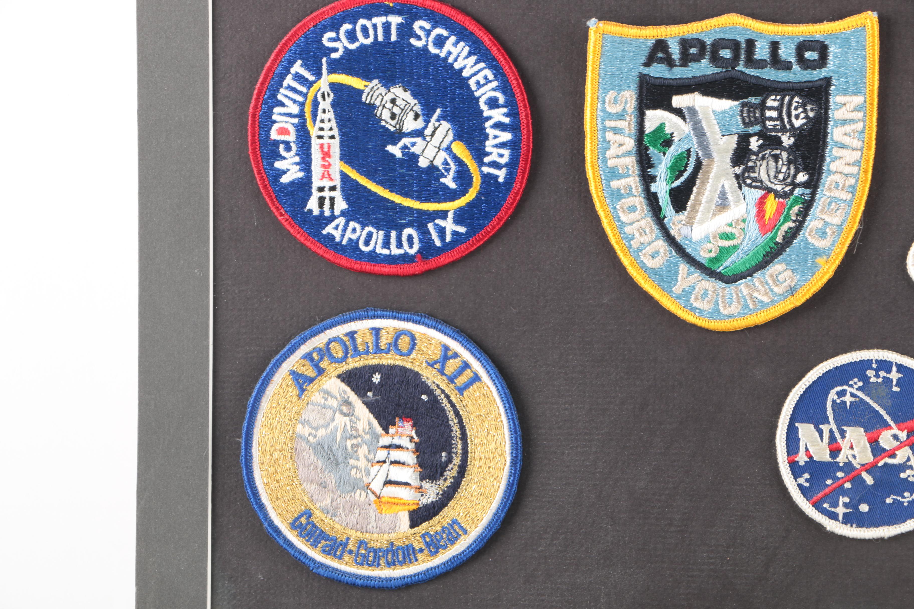 Collage of NASA Apollo Patches