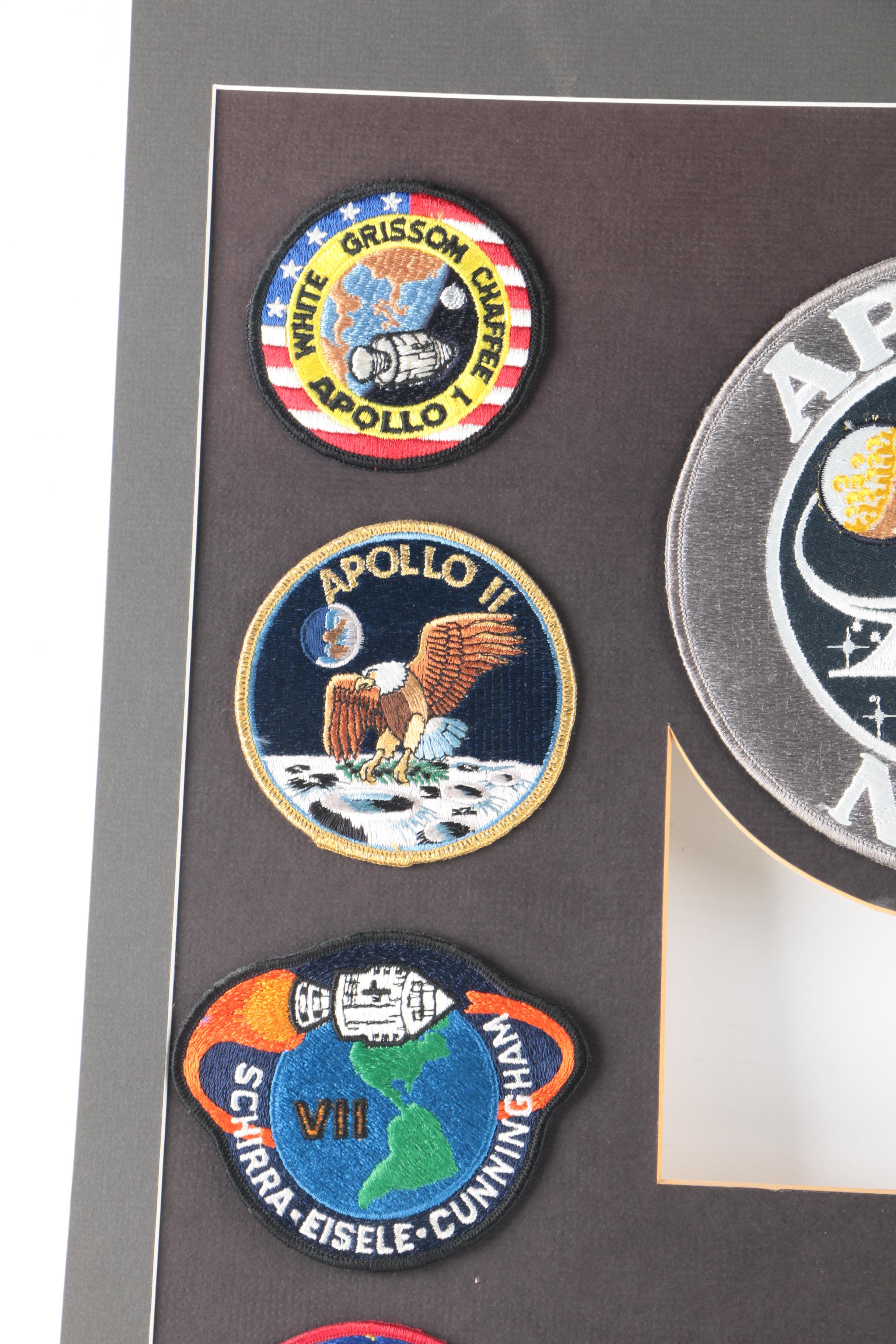 Collage of NASA Apollo Patches