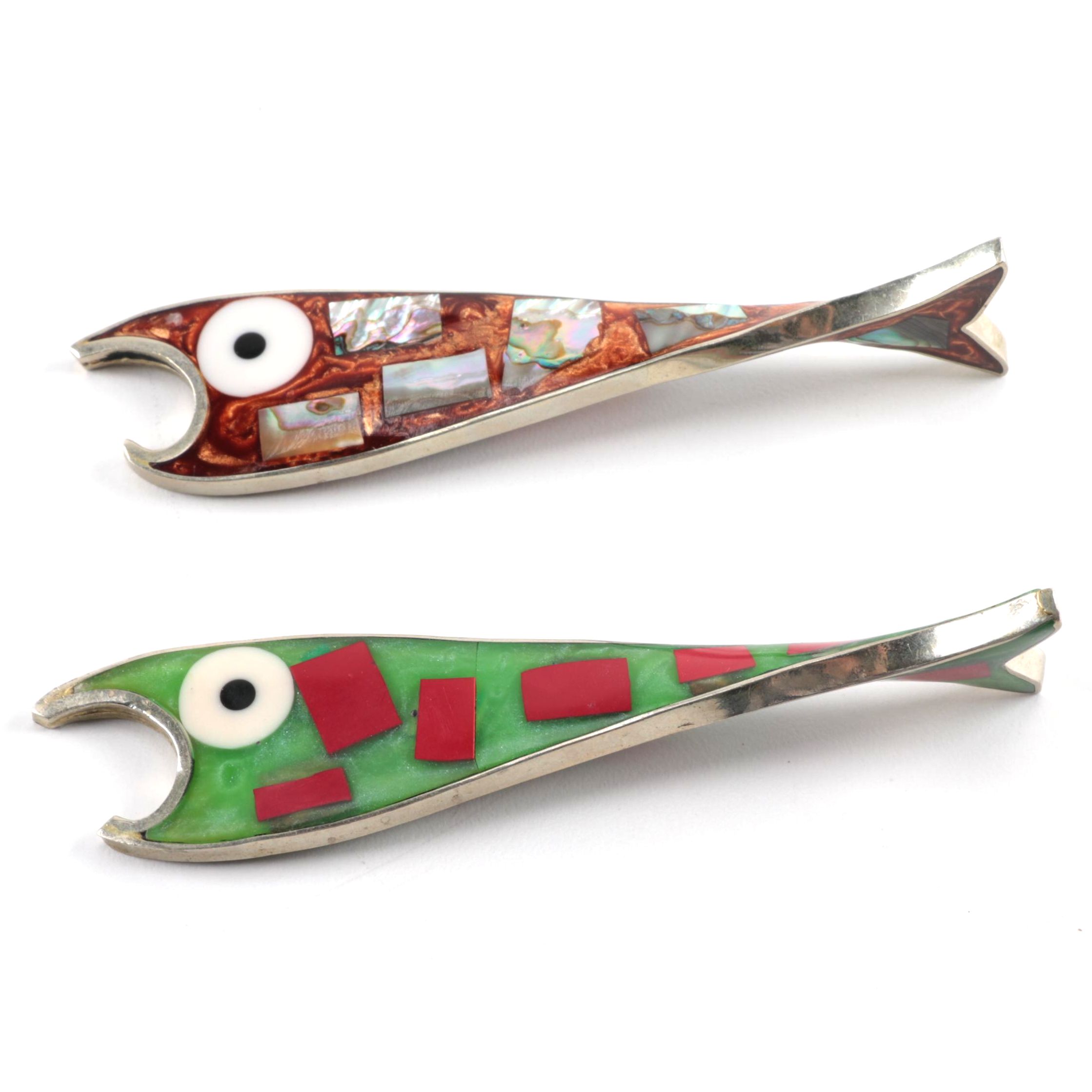 Stylized Fish Bottle Openers