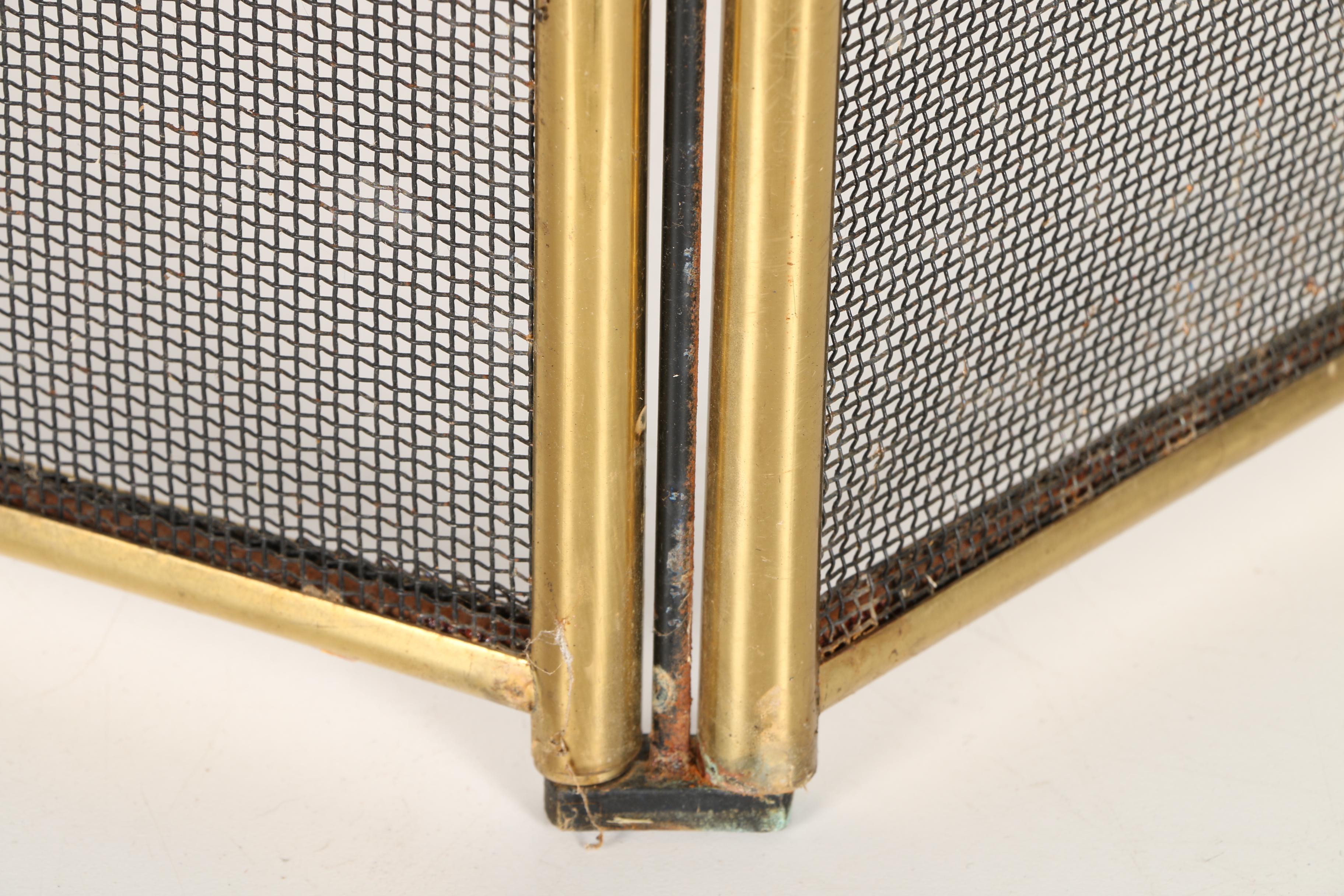 Folding Fireplace Screen