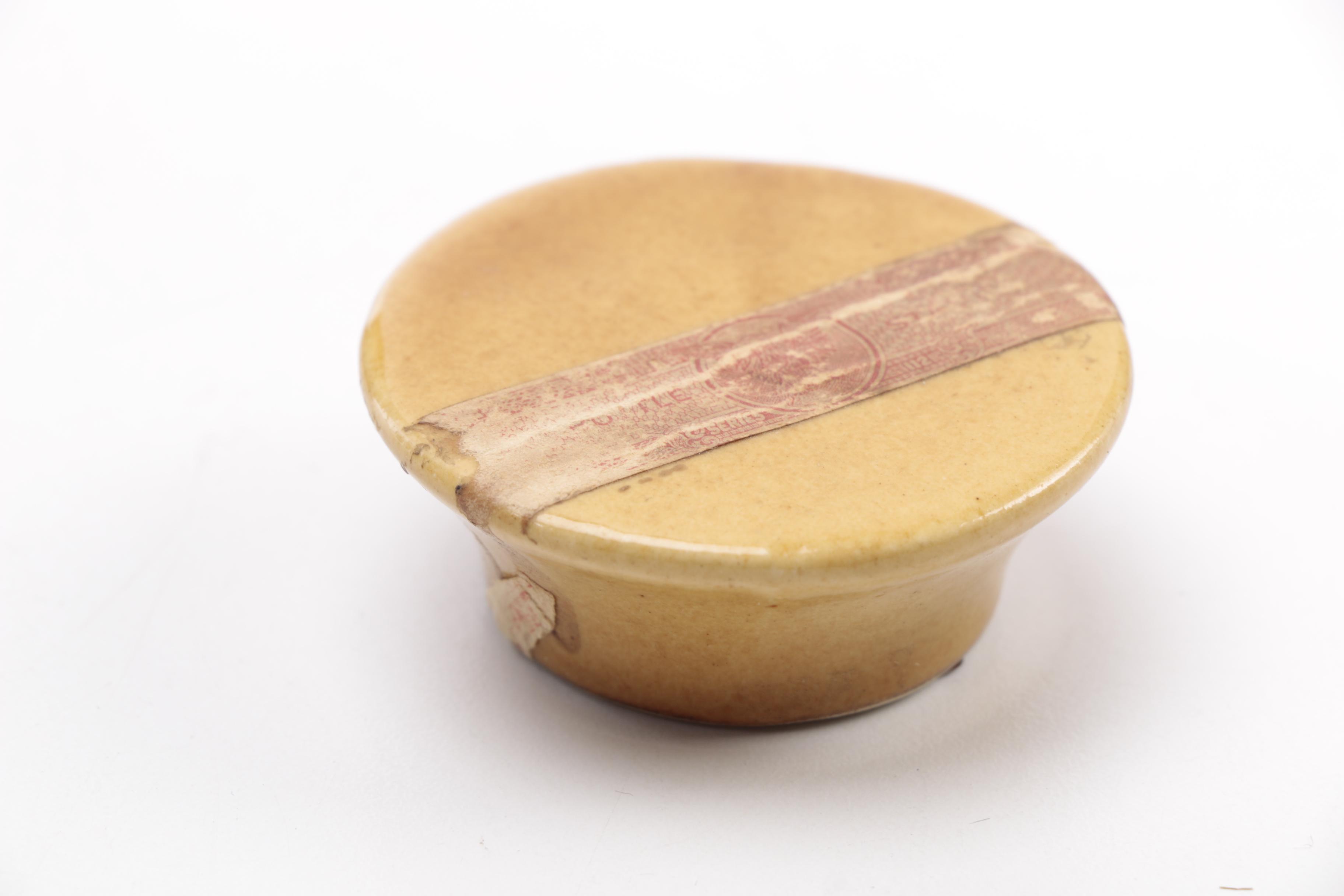 1970s Rare Antique "Zodiac Series" Leo/Aquarius Ceramic Decanter