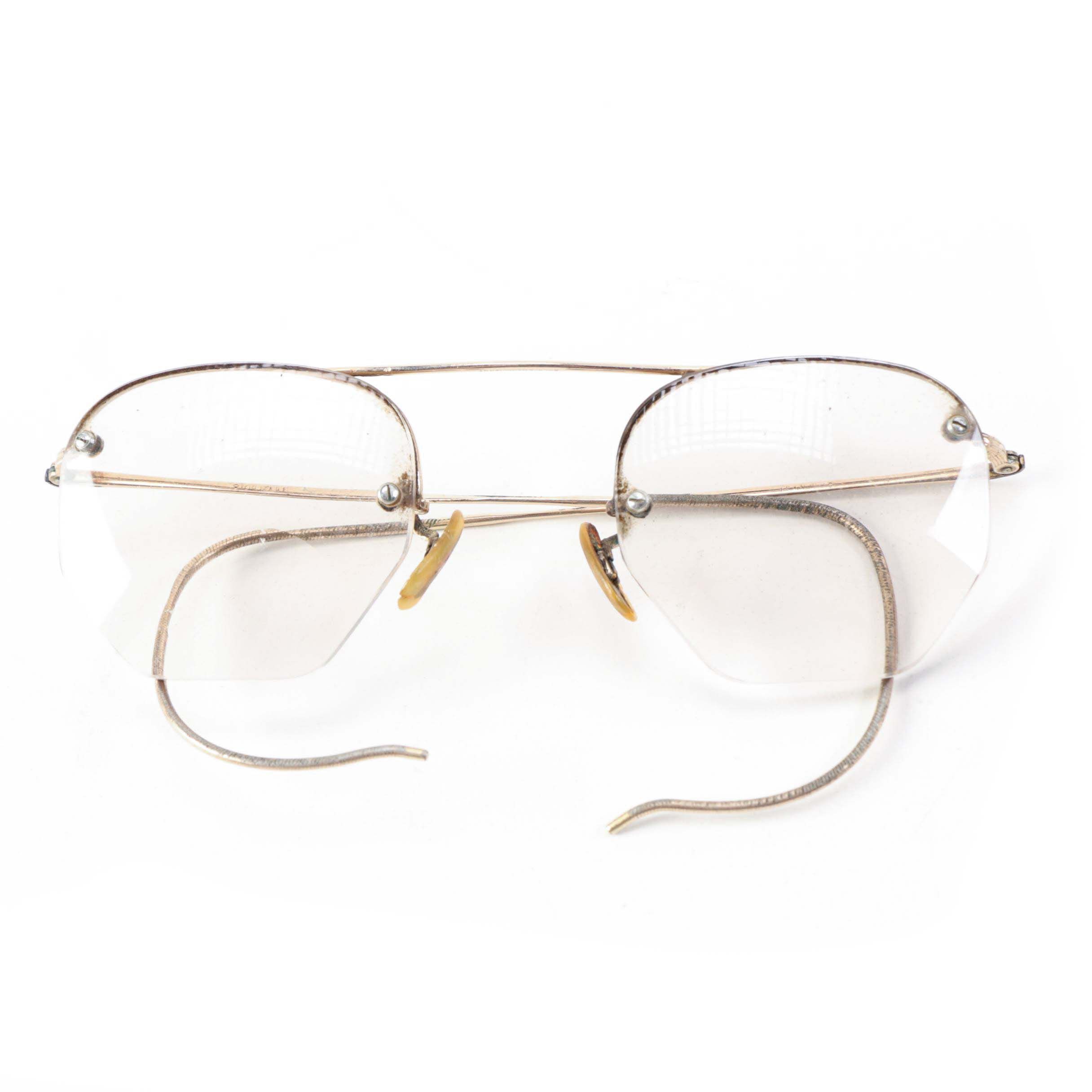 Vintage Gold Rimmed Eyeglasses
