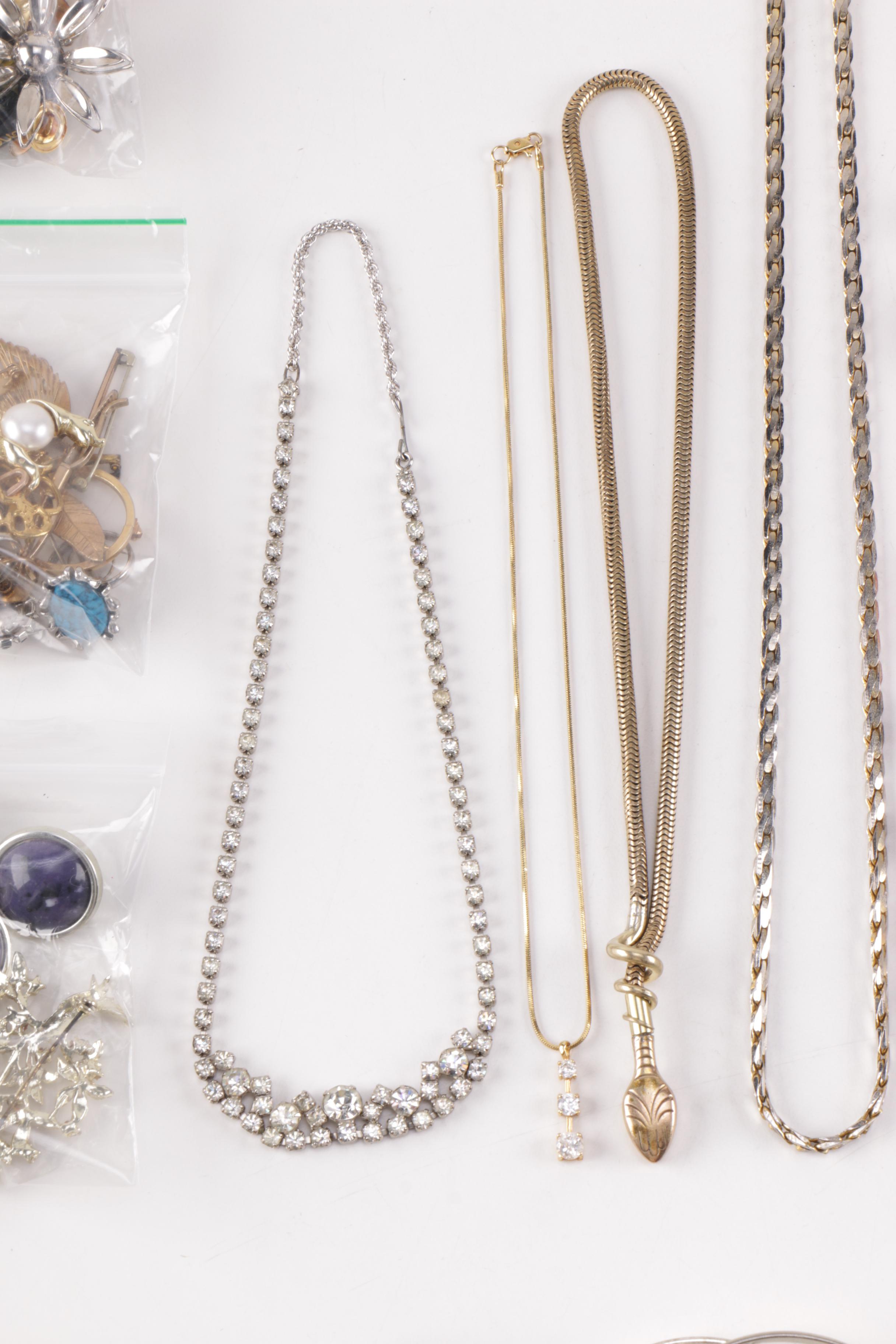 Assortment of Costume Jewelry