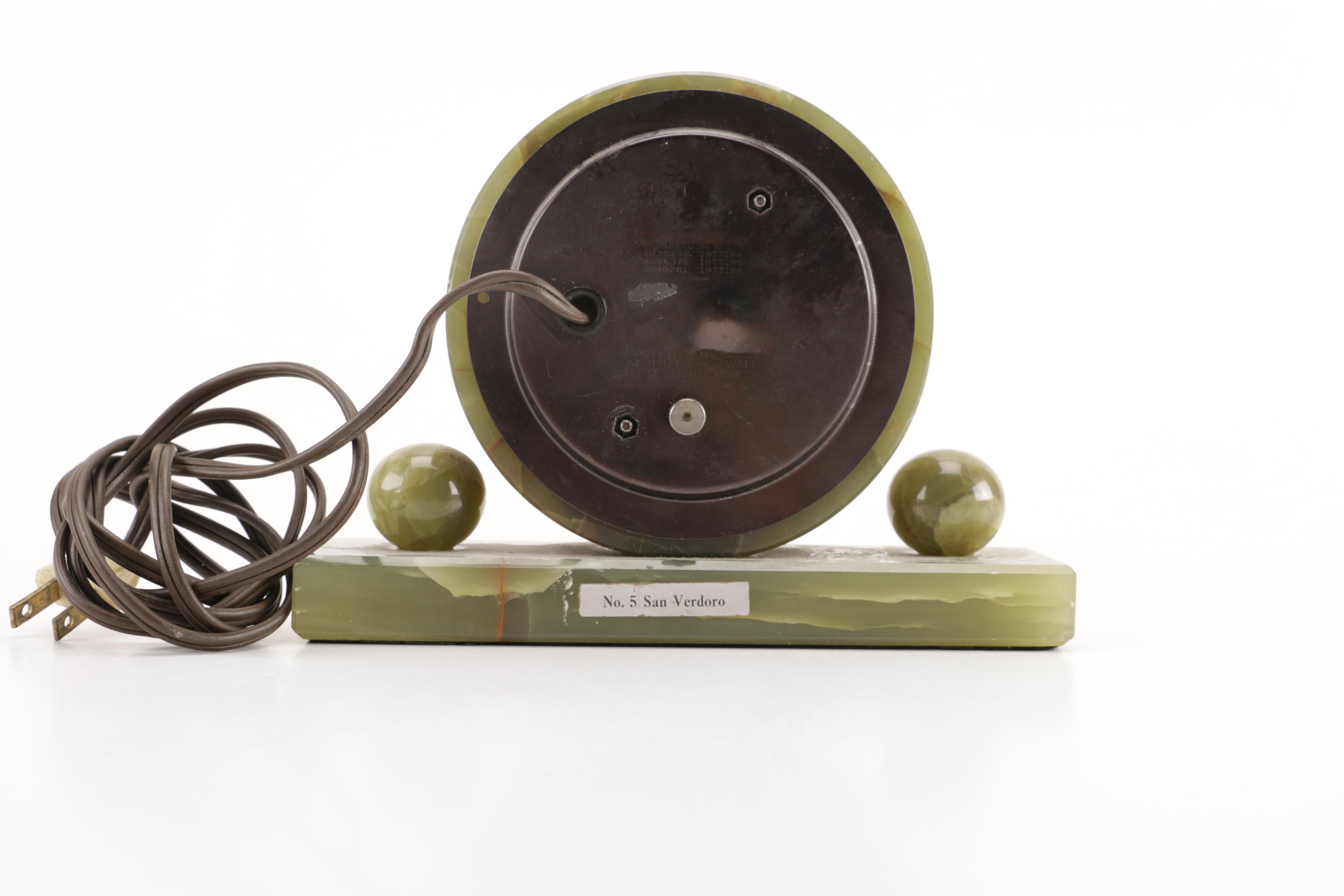 Mid-Century Sessions Model W Electric Mantel Clock
