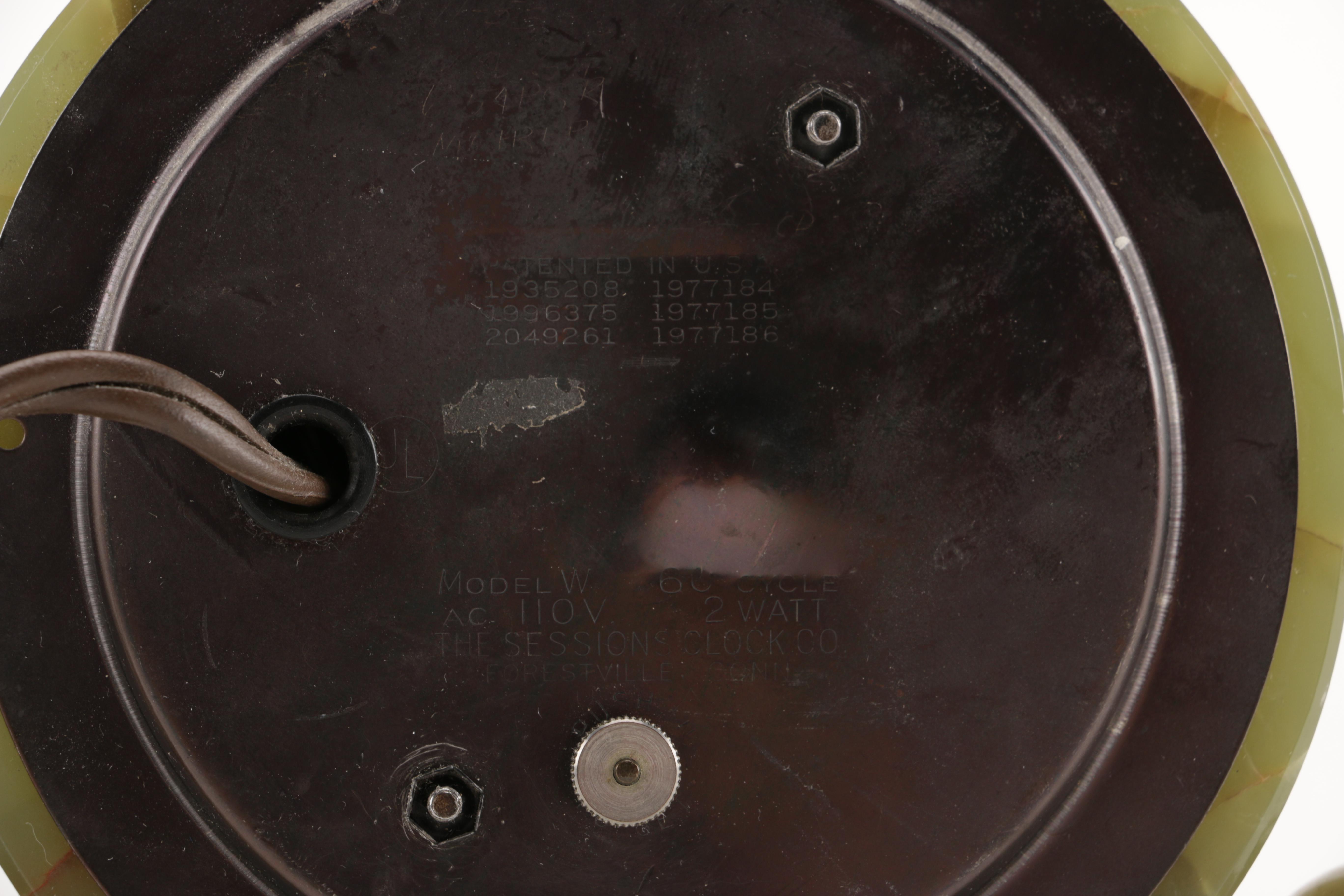 Mid-Century Sessions Model W Electric Mantel Clock