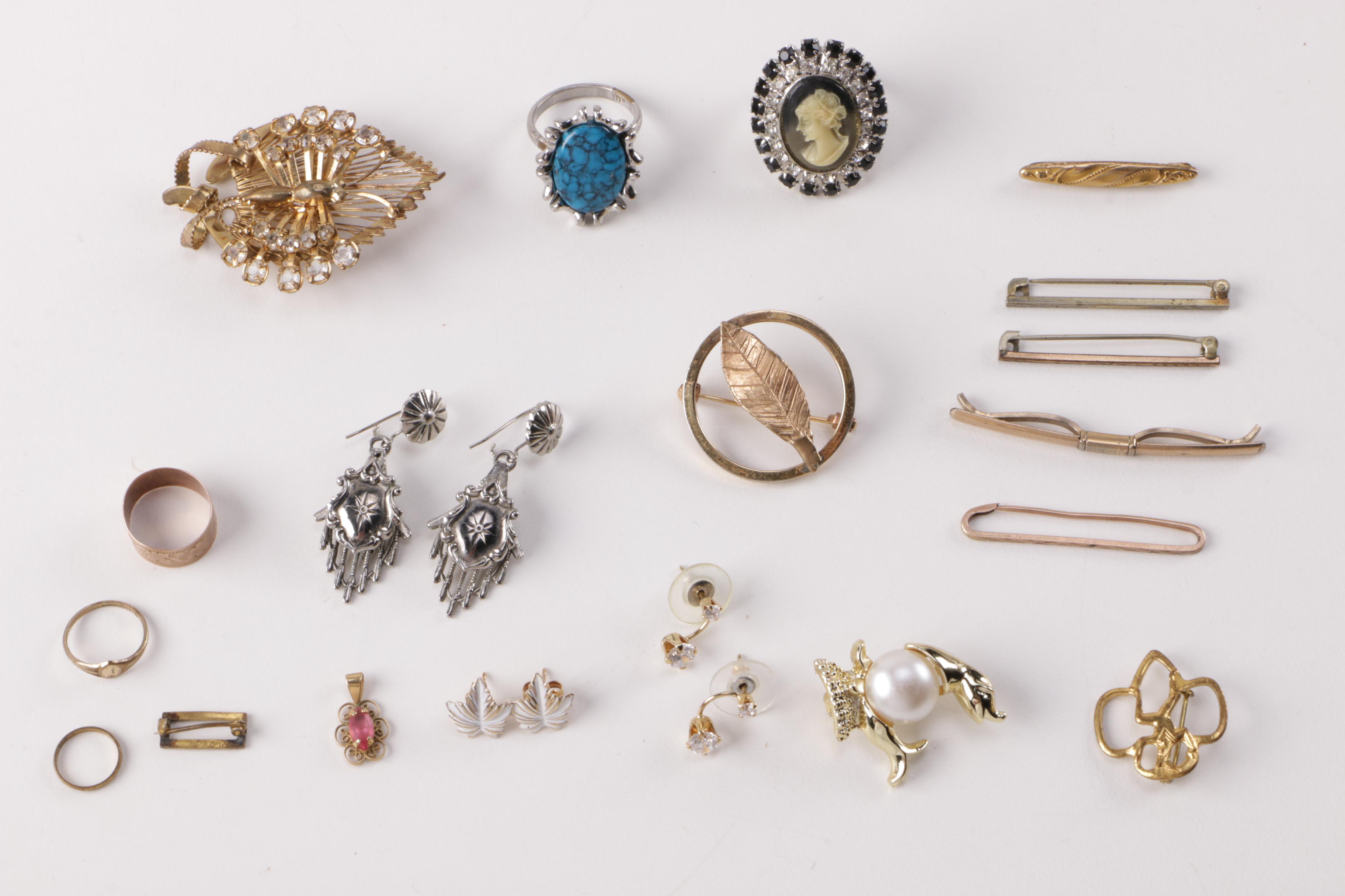 Assortment of Costume Jewelry