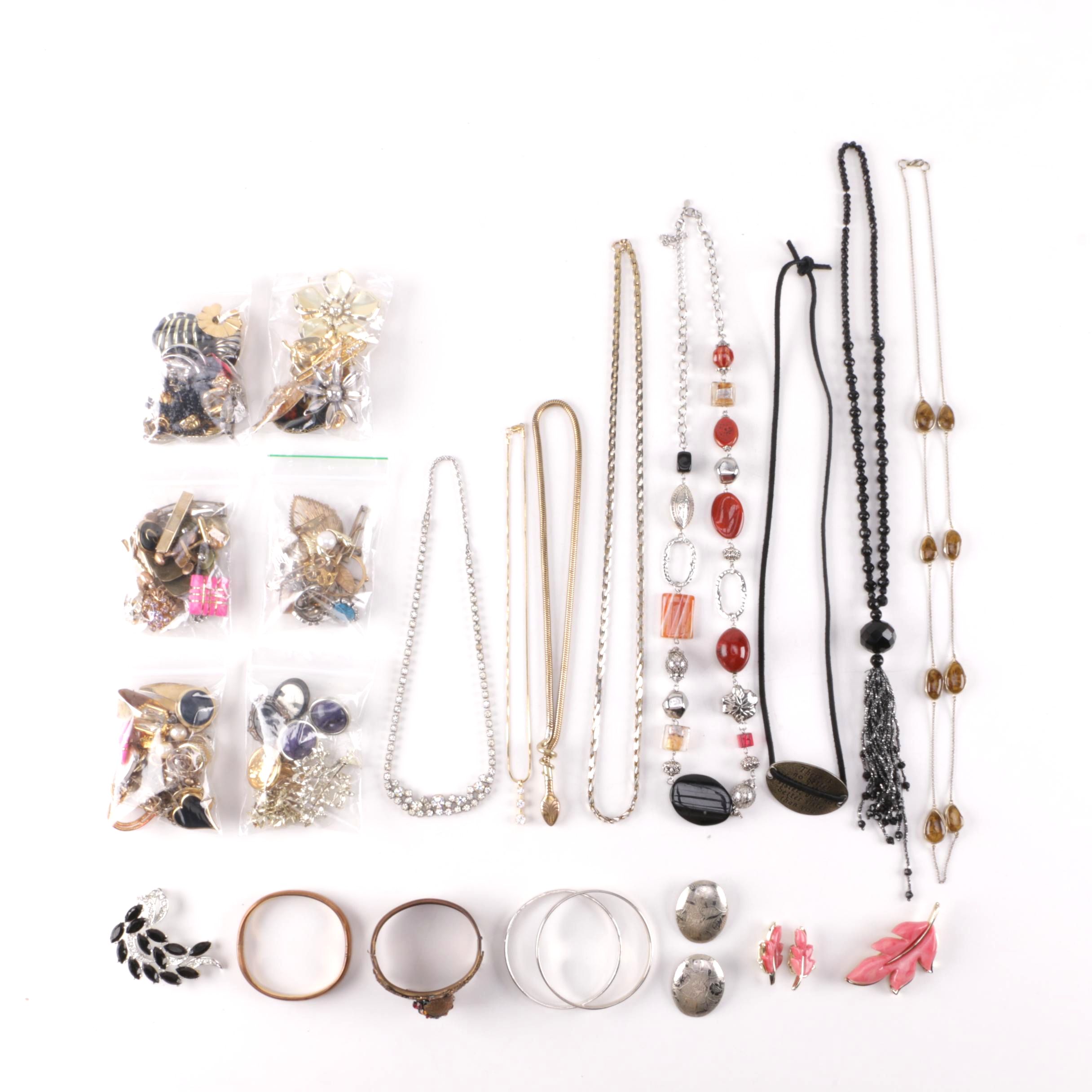 Assortment of Costume Jewelry