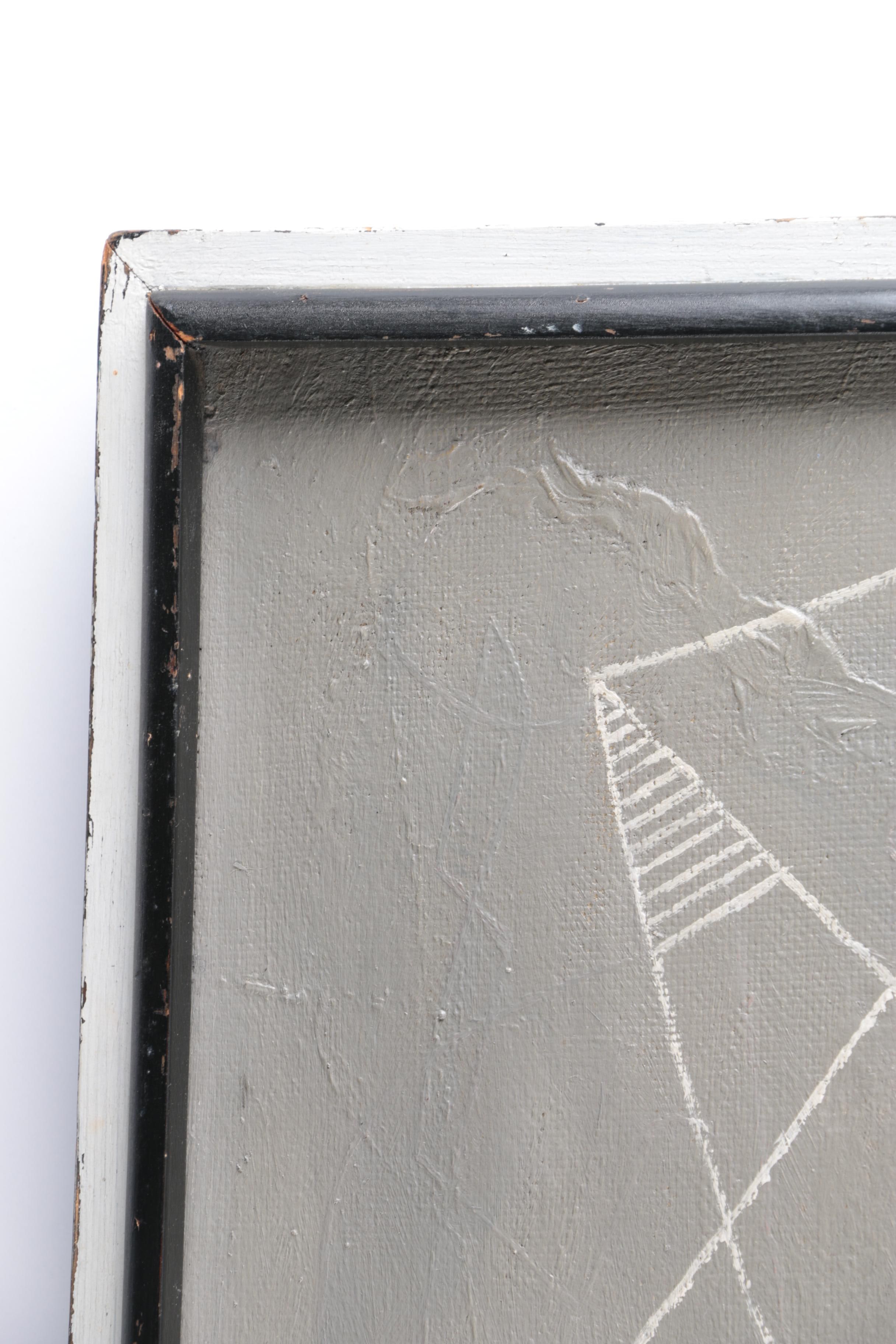 Marshall Simpson Abstract Oil Painting