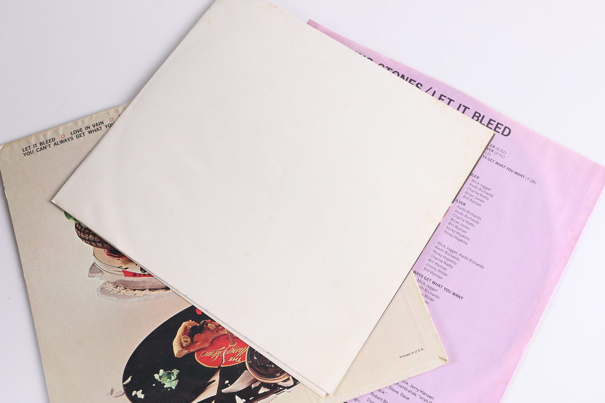 Rolling Stones 1969 U.S. Pressing of "Let It Bleed" on London With Original Inserts