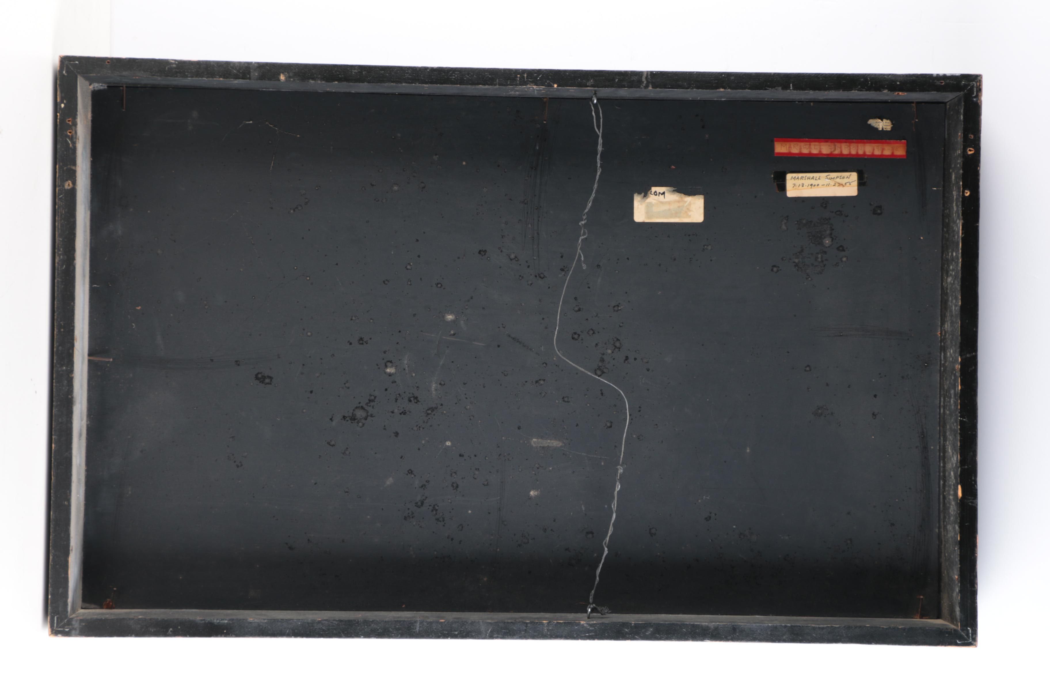 Marshall Simpson Abstract Oil Painting