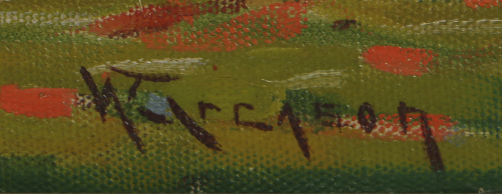 William Greason Oil Painting on Canvas "Church at Old Lyme"