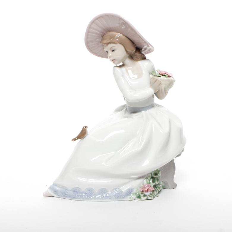 Nao by Lladro "The Nightingale's Song" Figurine
