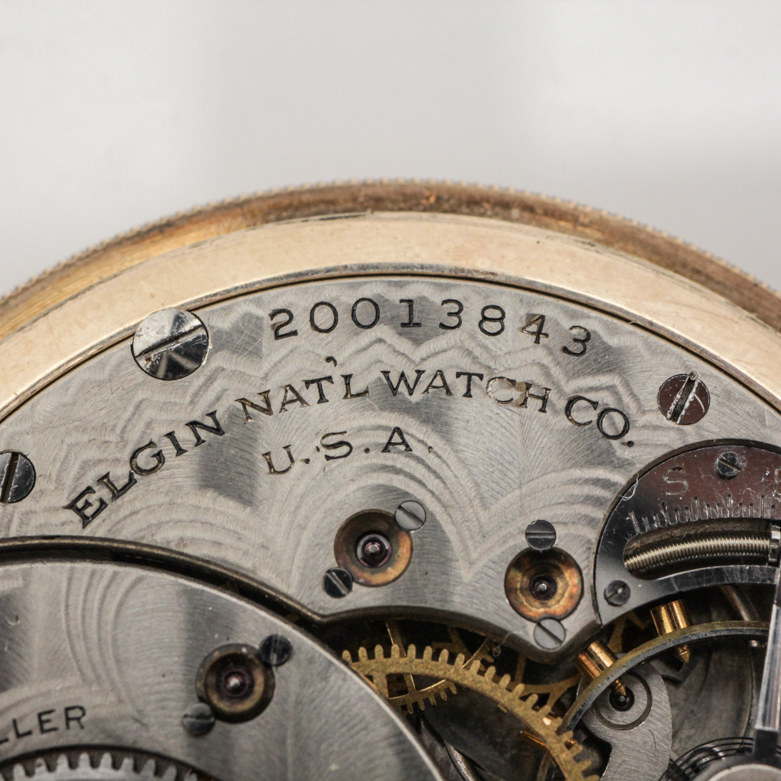 Antique 1917 Elgin Gold Filled Pocket Watch