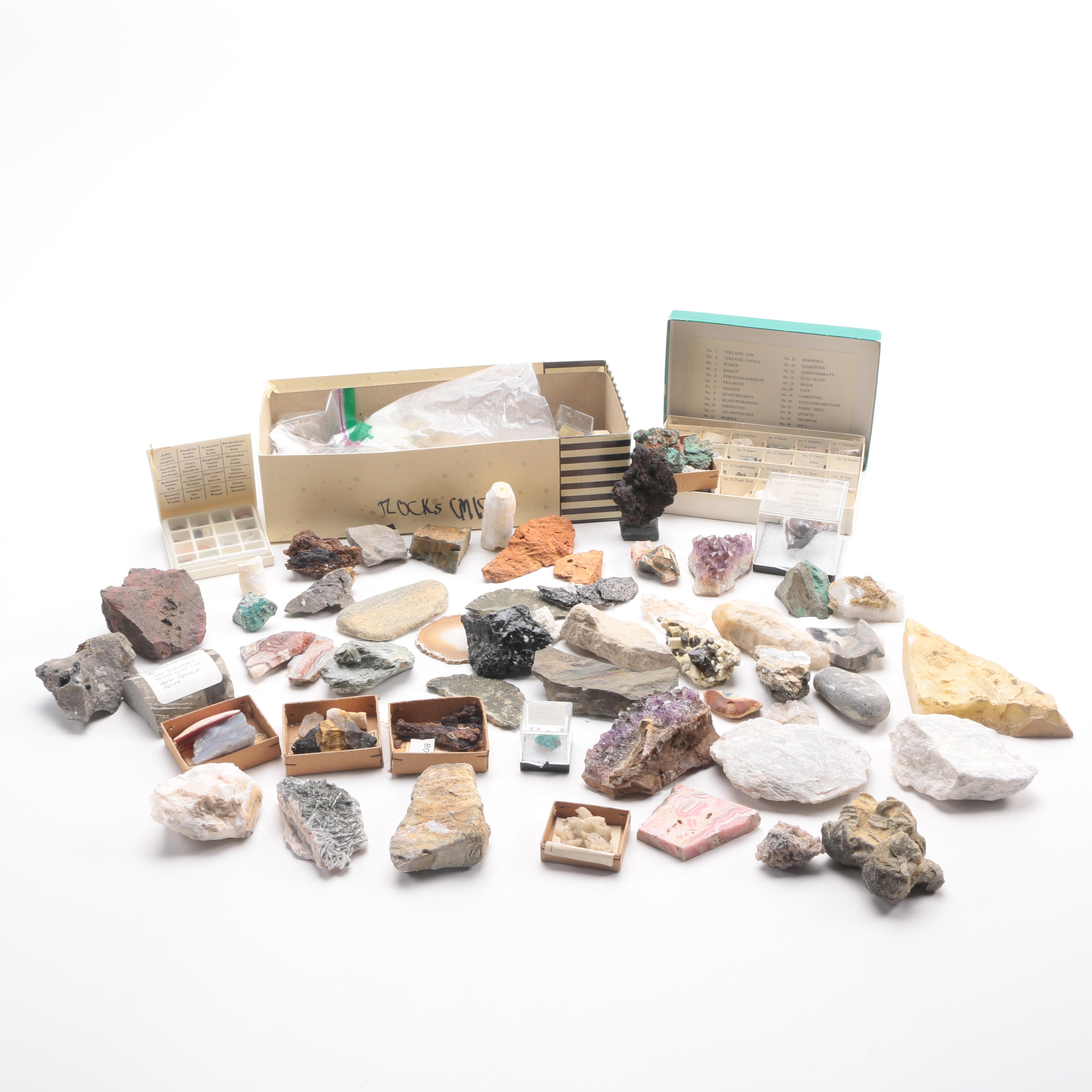 Assortment of Rocks and Minerals