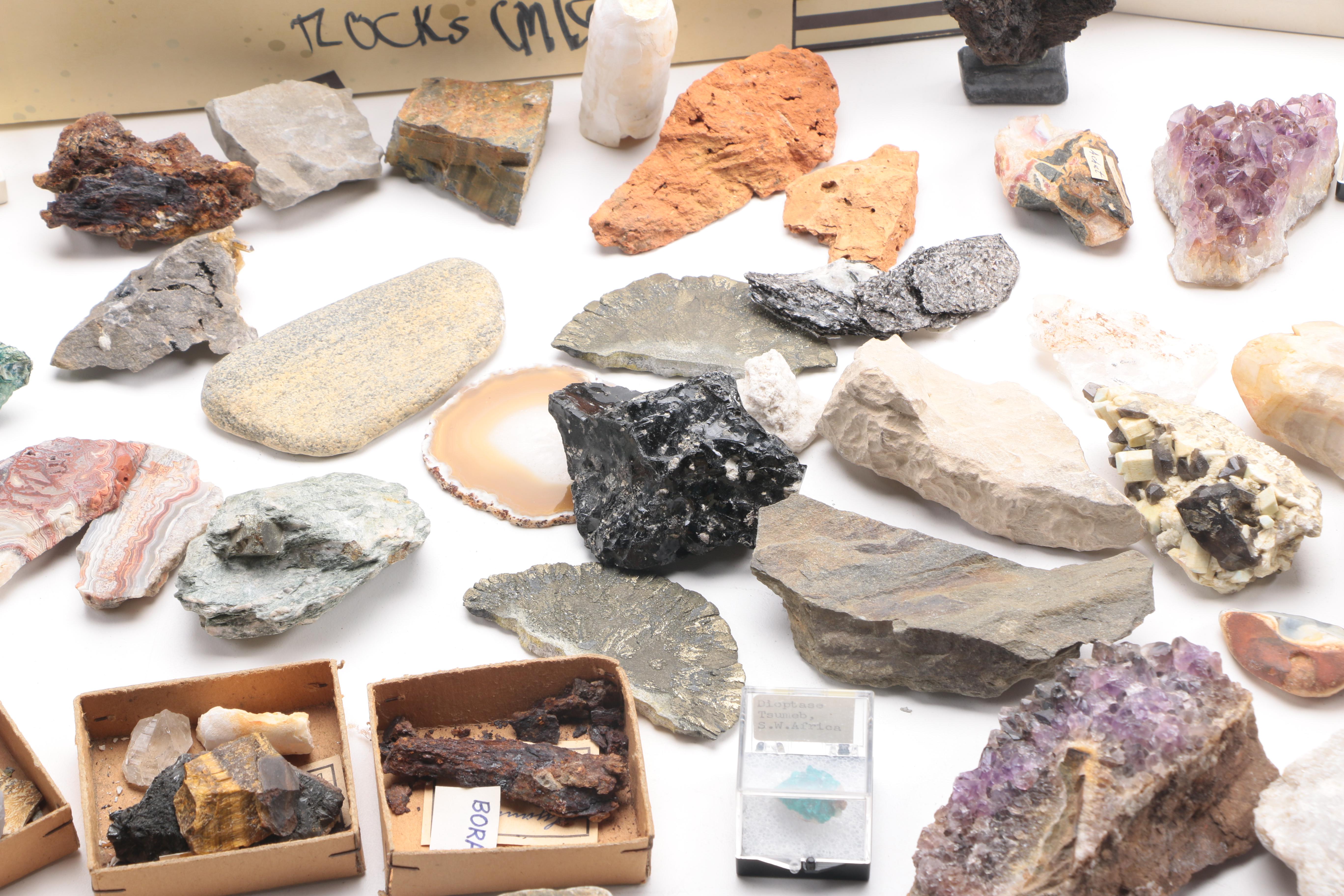 Assortment of Rocks and Minerals