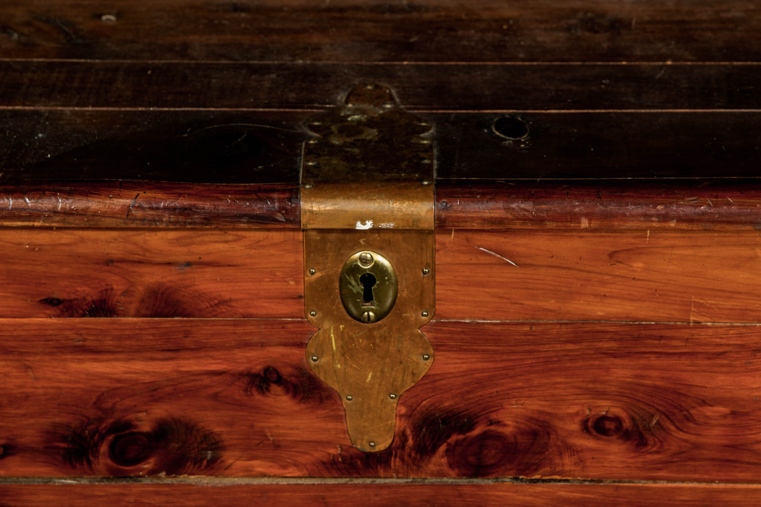 Vintage Cedar Trunk