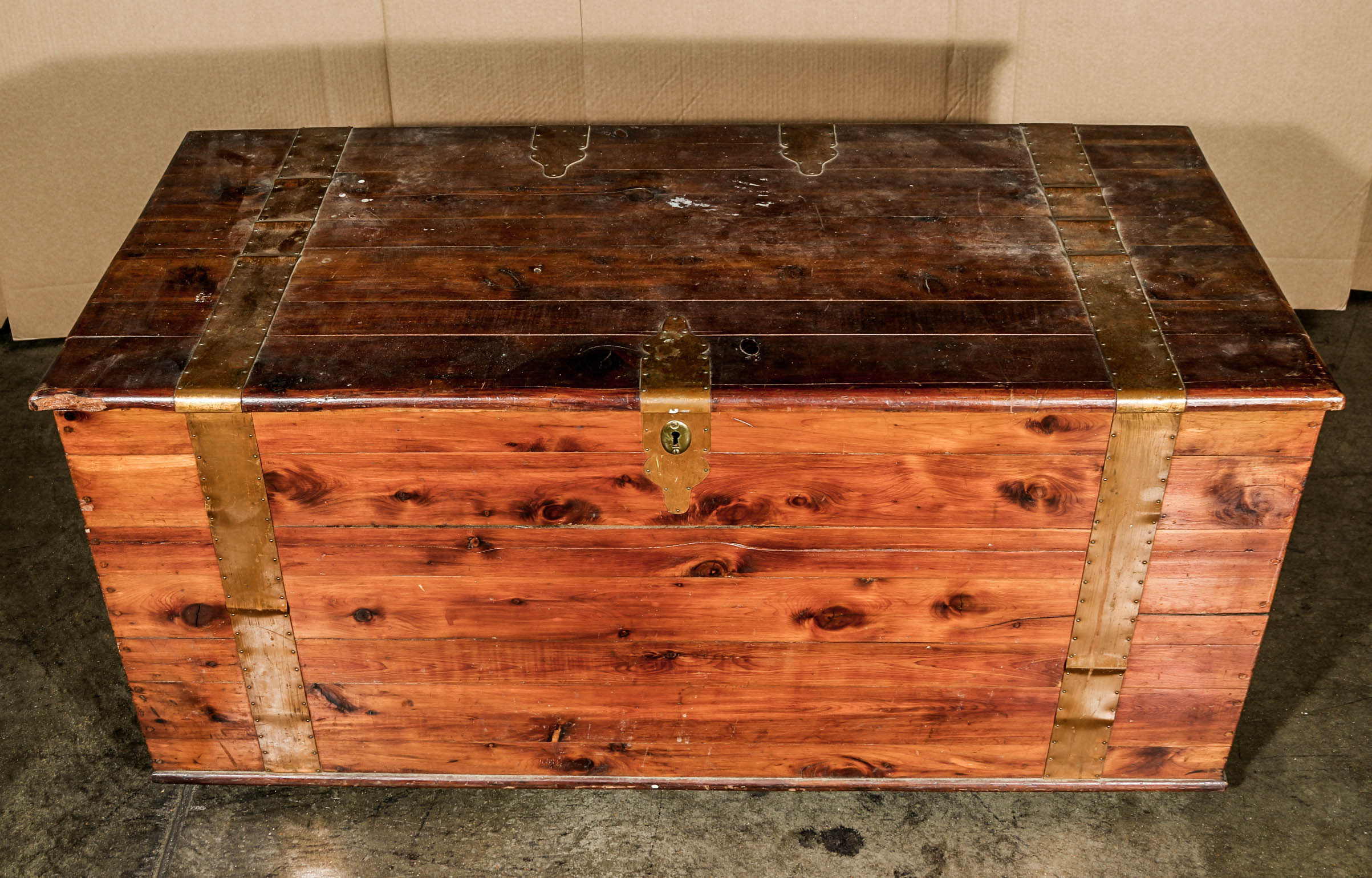 Vintage Cedar Trunk