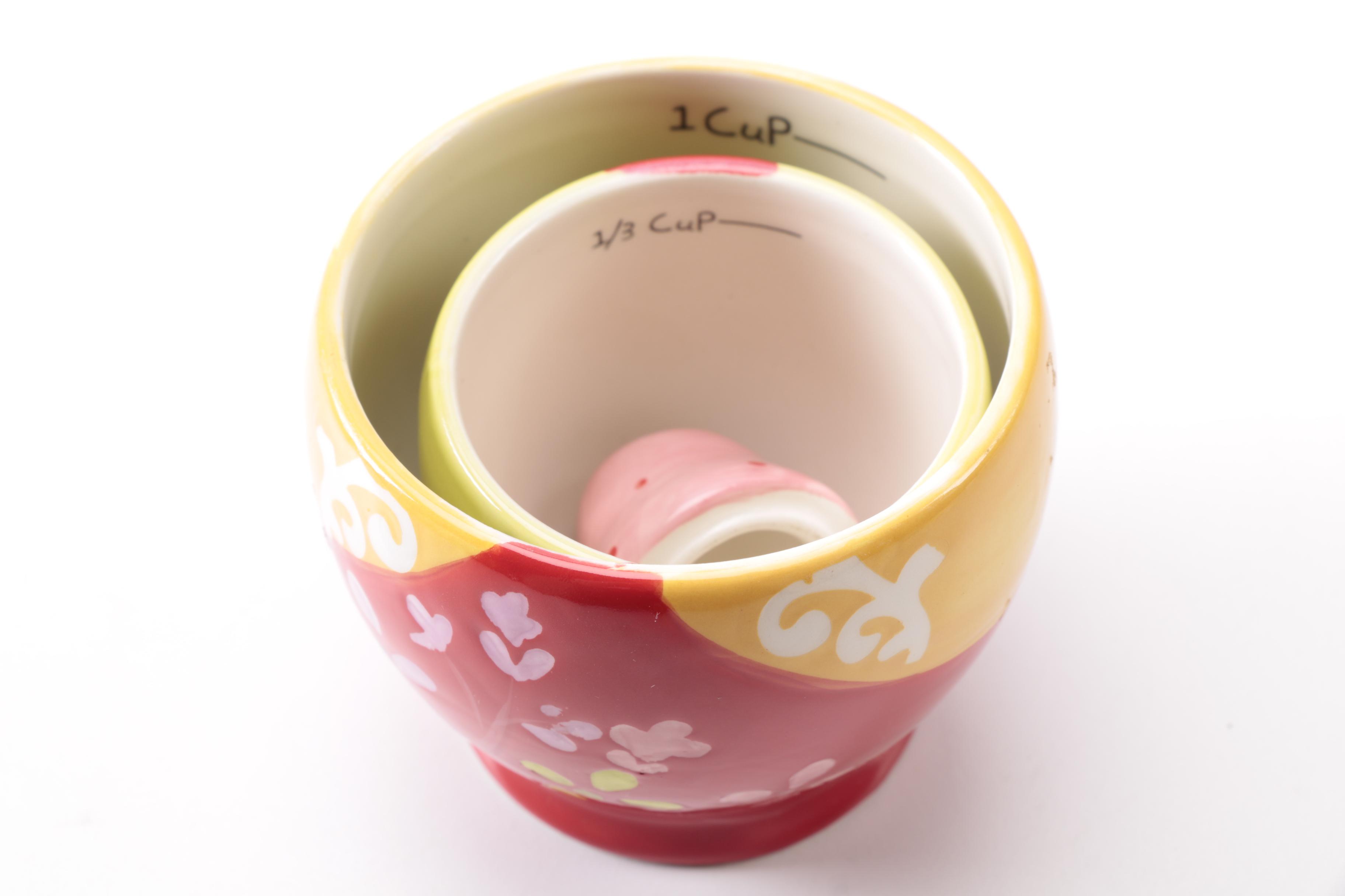 World Market Nesting Doll With Measuring Cups