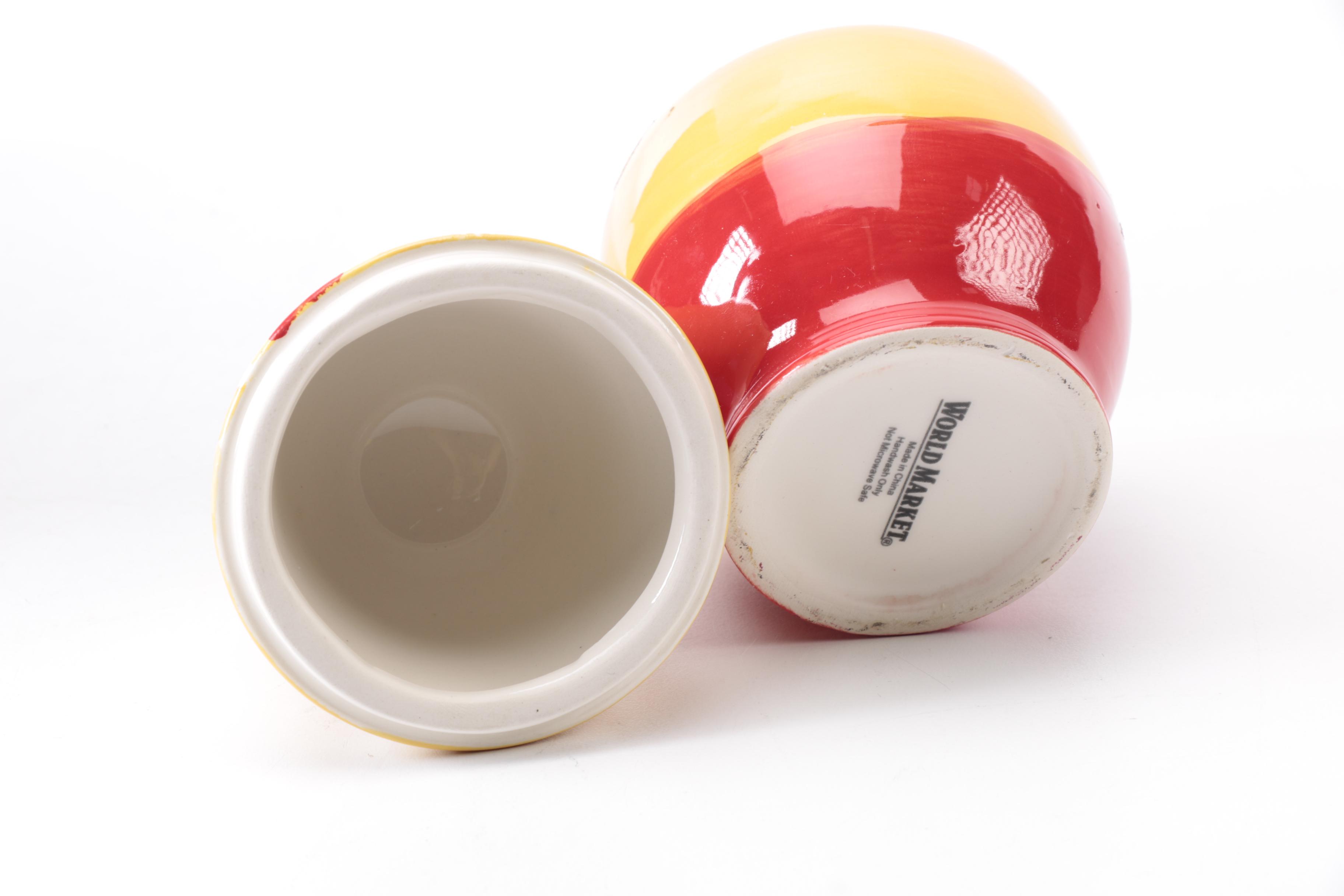 World Market Nesting Doll With Measuring Cups