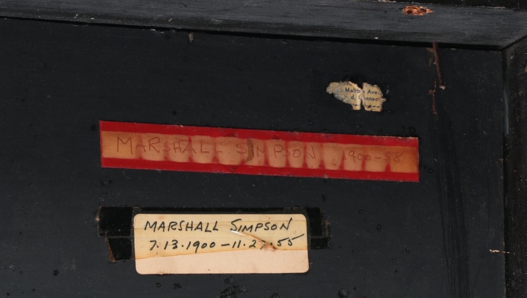 Marshall Simpson Abstract Oil Painting