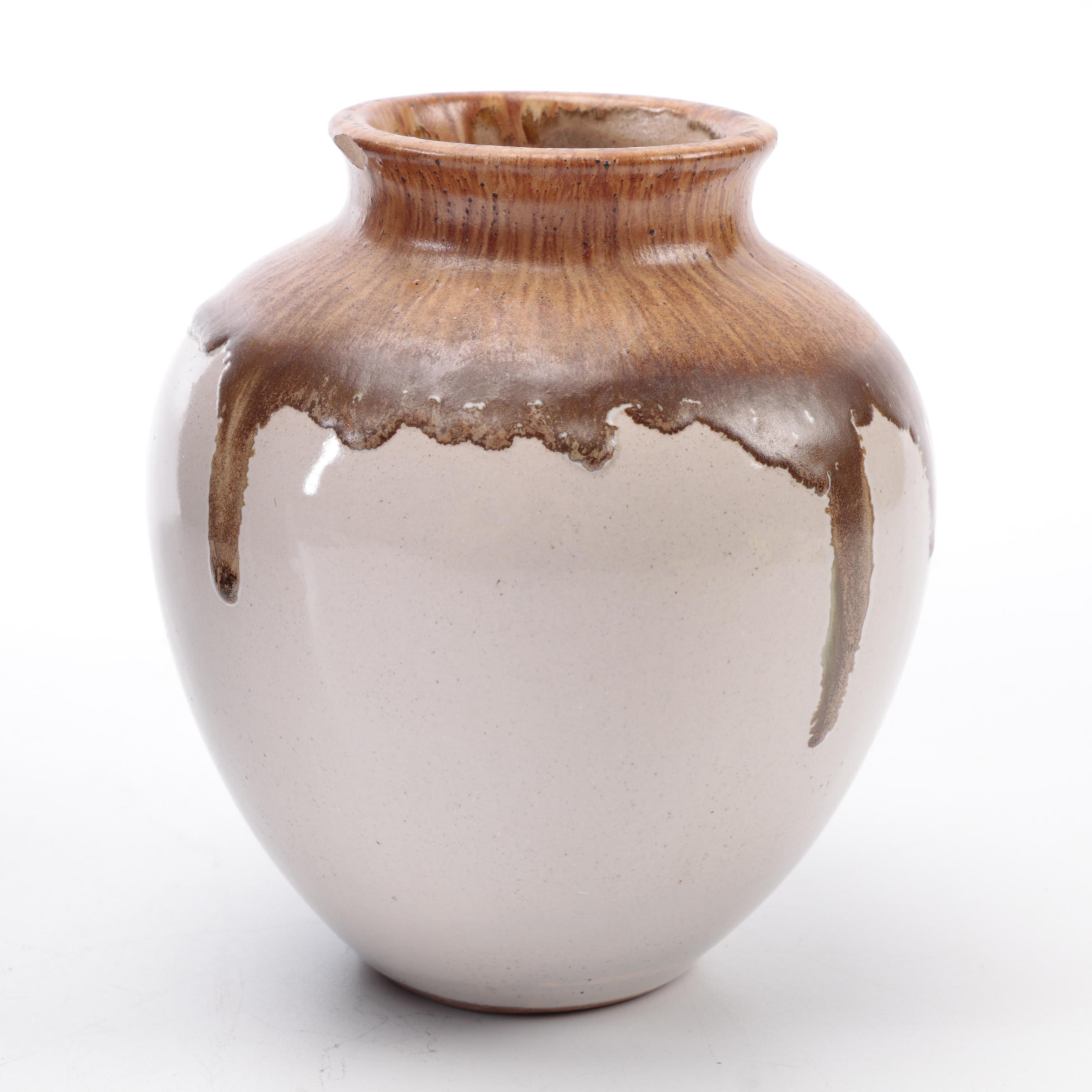 Ceramic Dripped Glaze Vase