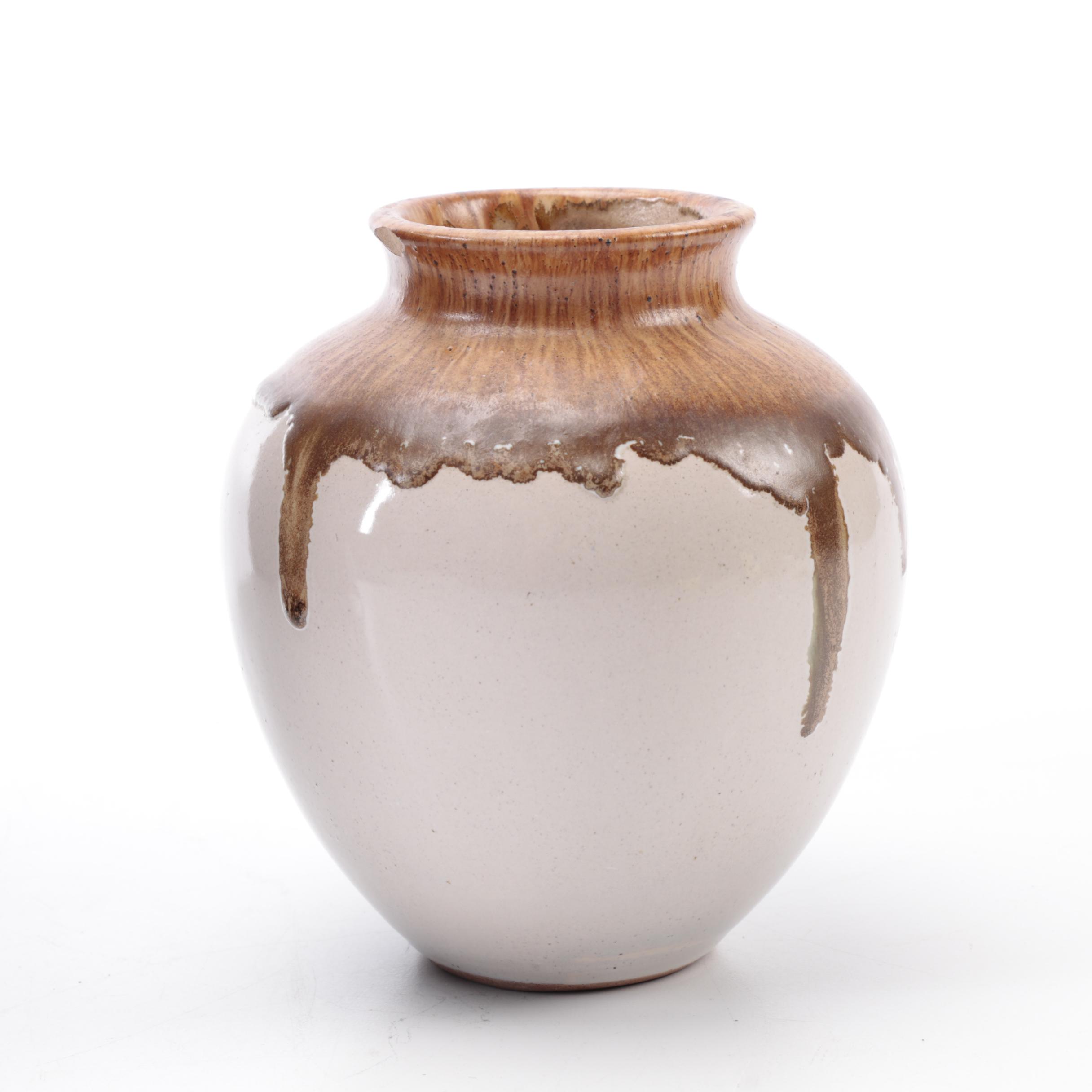 Ceramic Dripped Glaze Vase