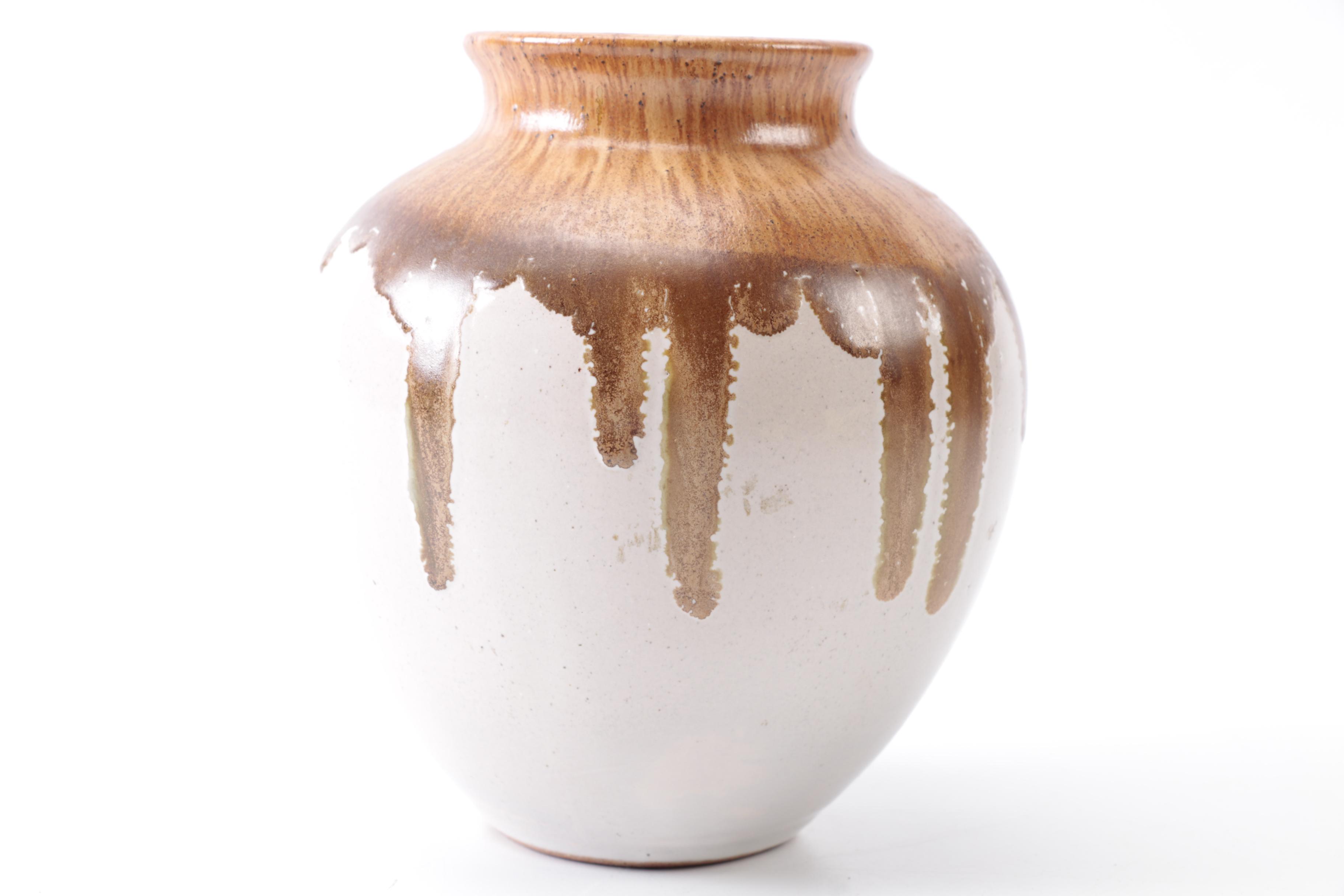 Ceramic Dripped Glaze Vase