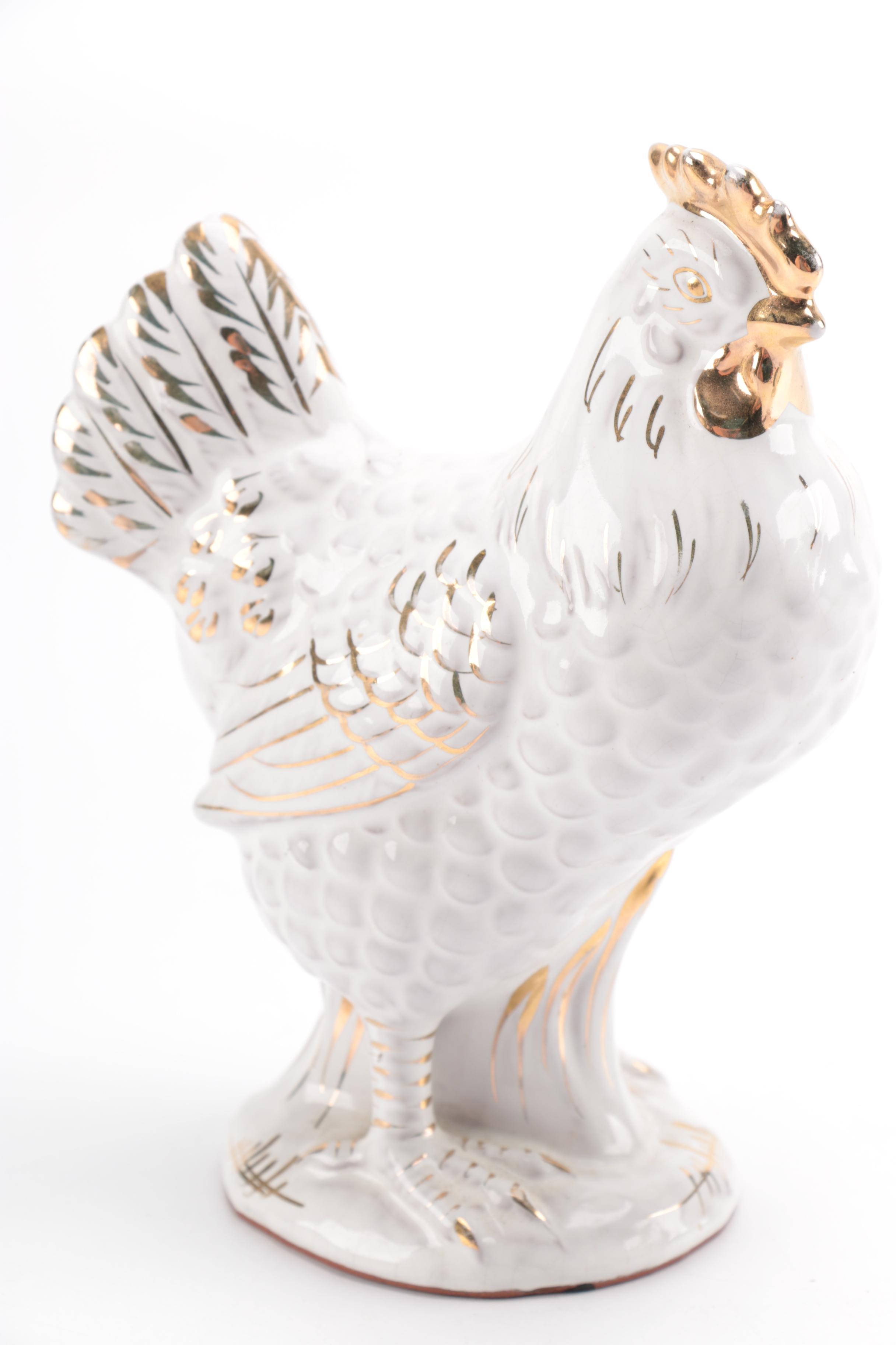 Painted Ceramic Animal Figurines