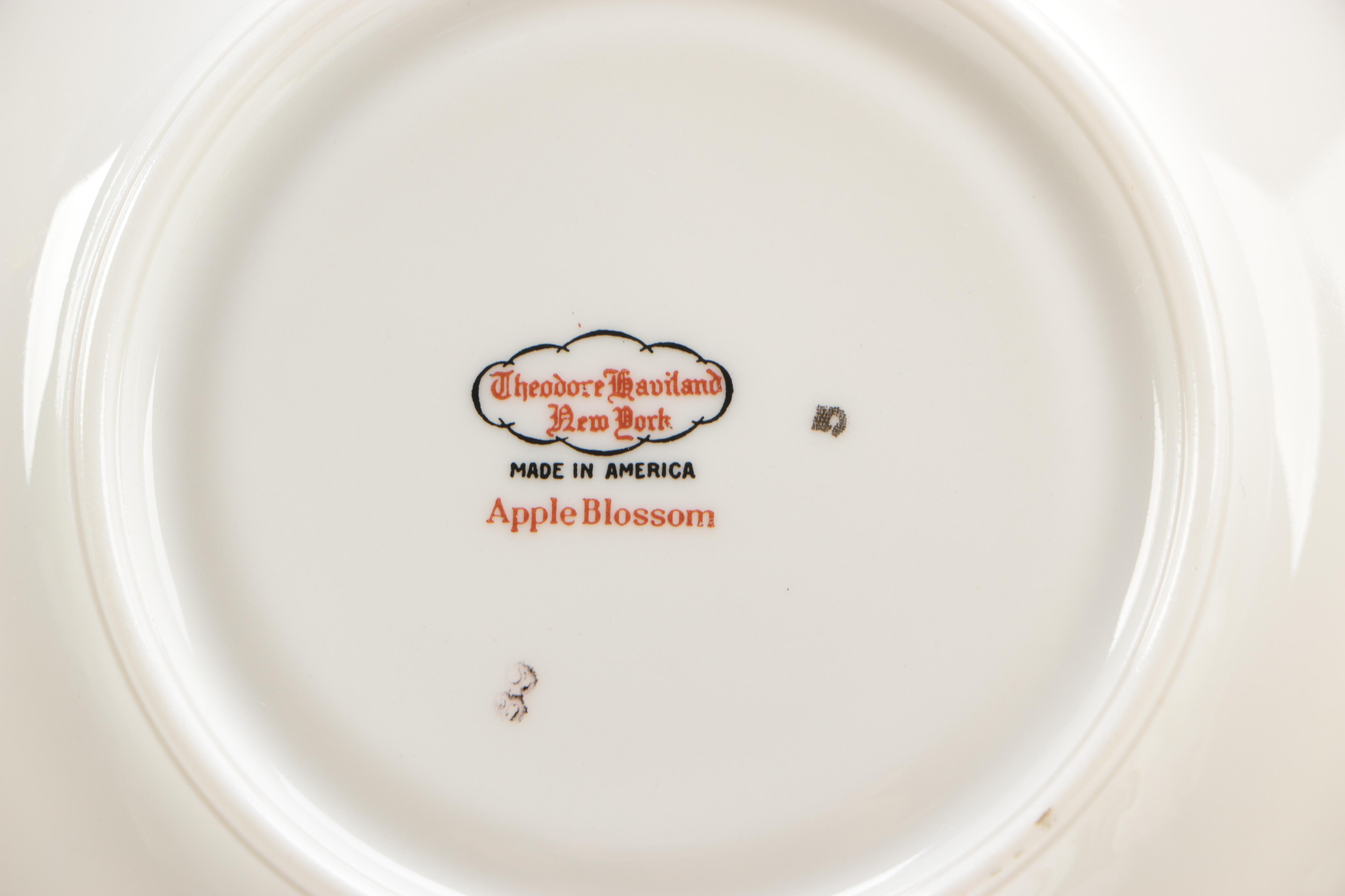 Theodore Haviland "Apple Blossom" Tableware