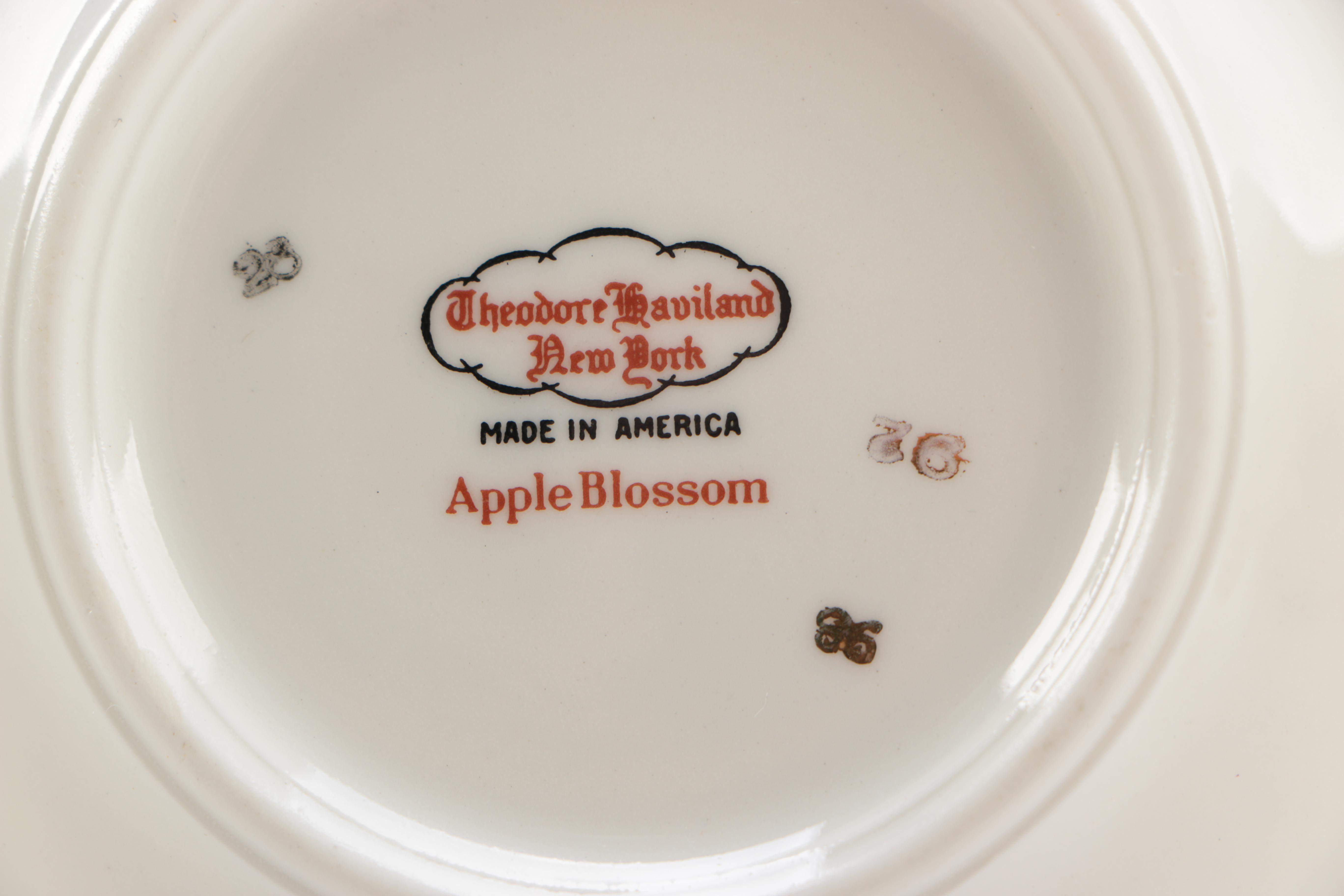 Theodore Haviland "Apple Blossom" Tableware