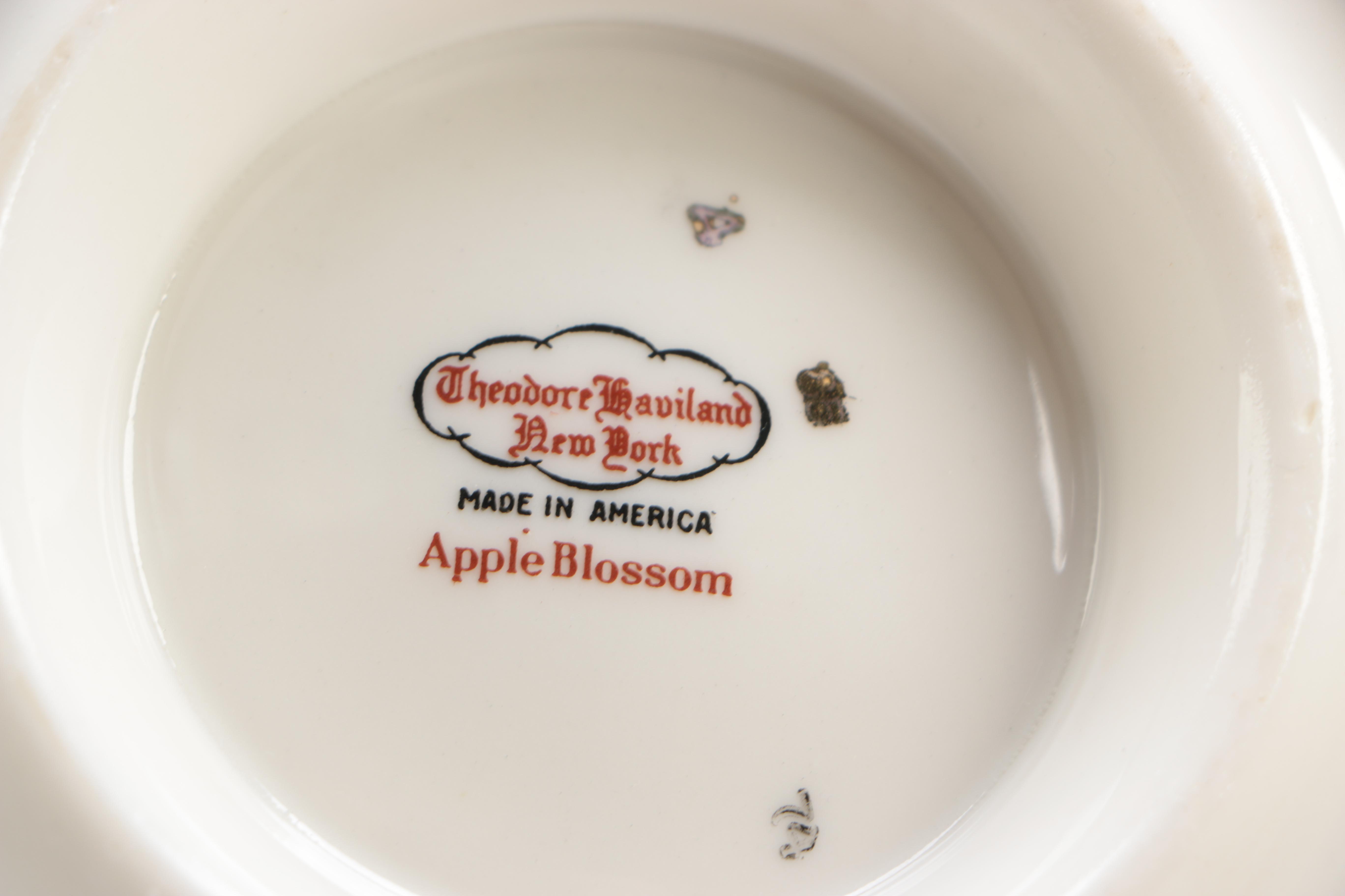 Theodore Haviland "Apple Blossom" Tableware
