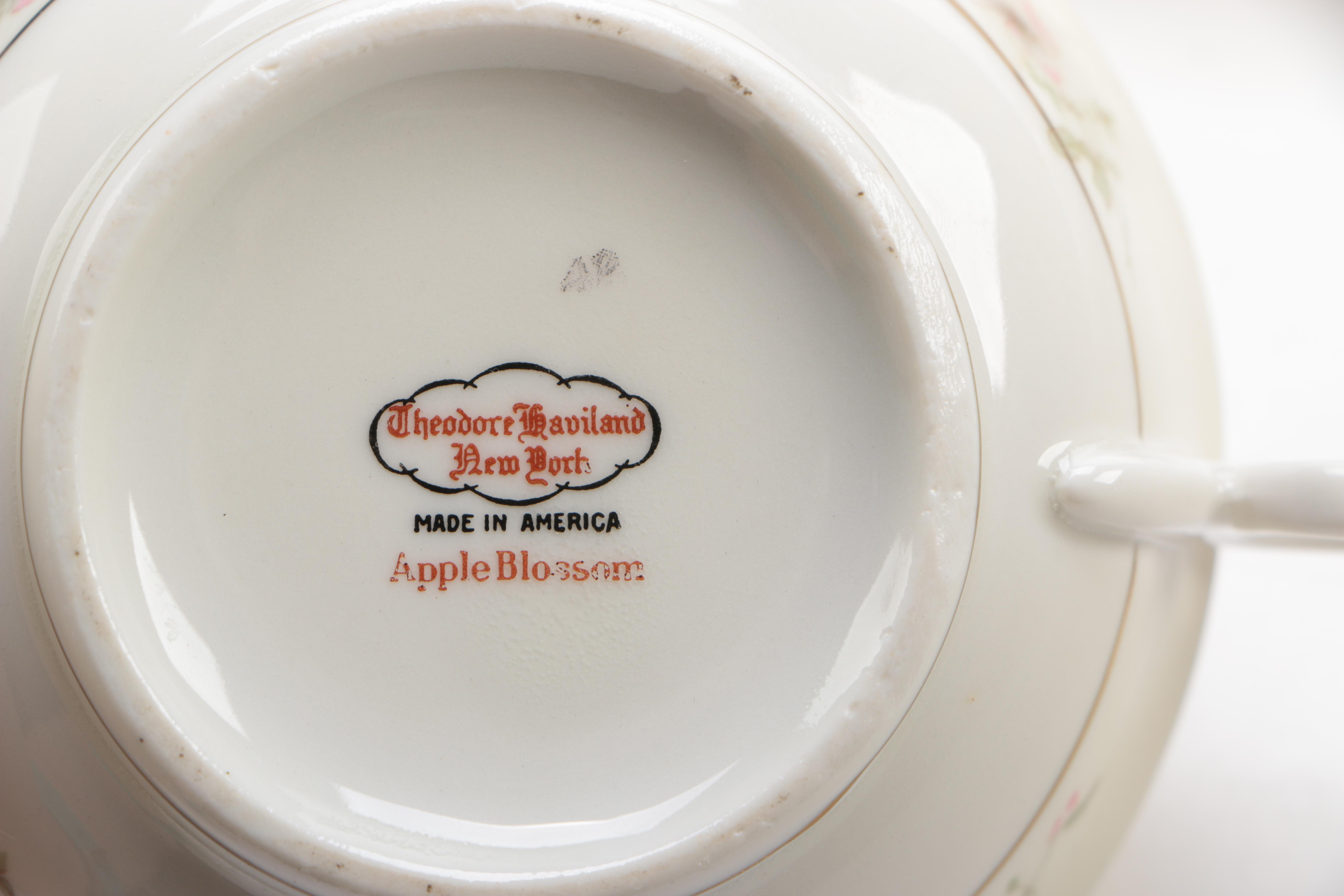 Theodore Haviland "Apple Blossom" Tableware