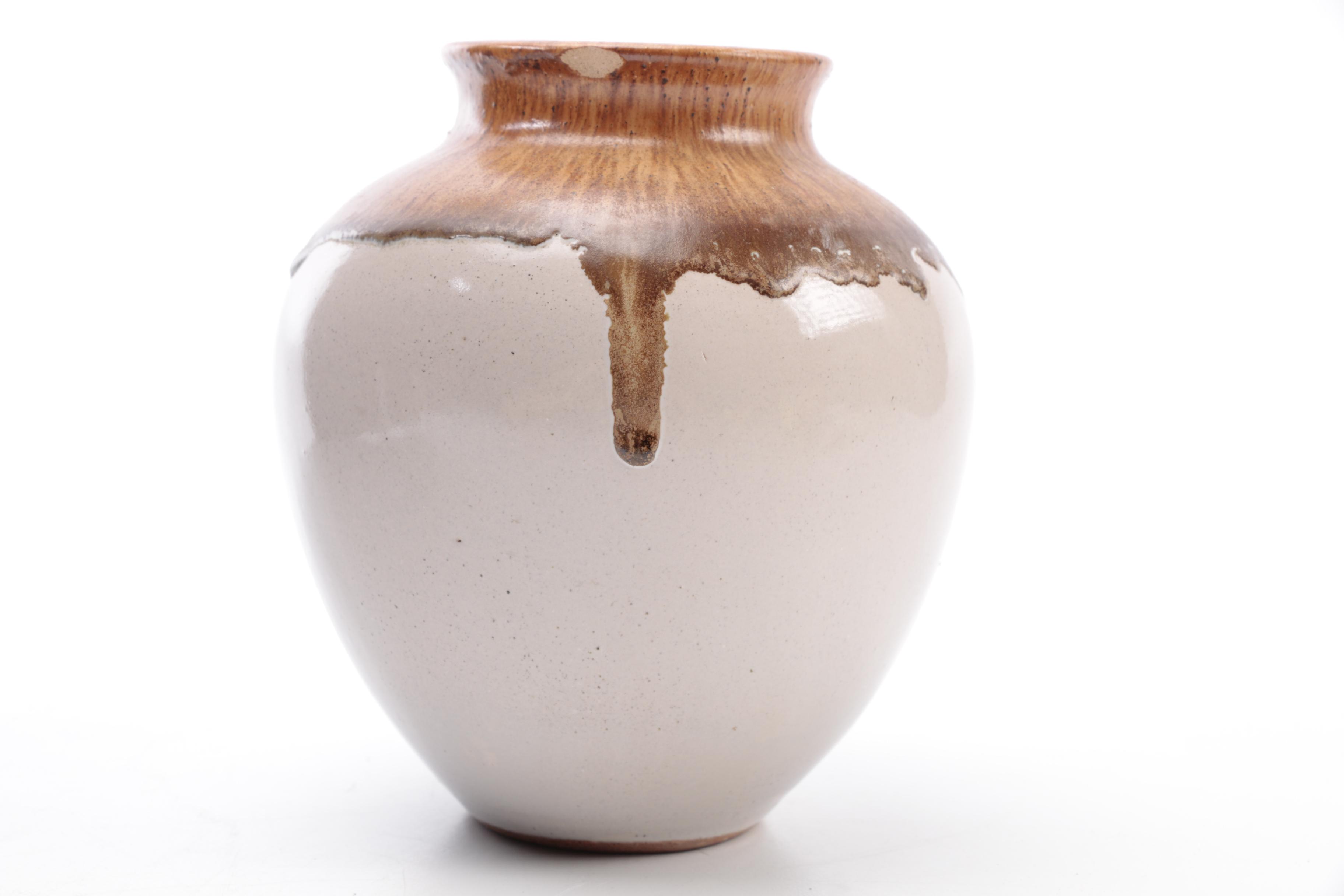 Ceramic Dripped Glaze Vase