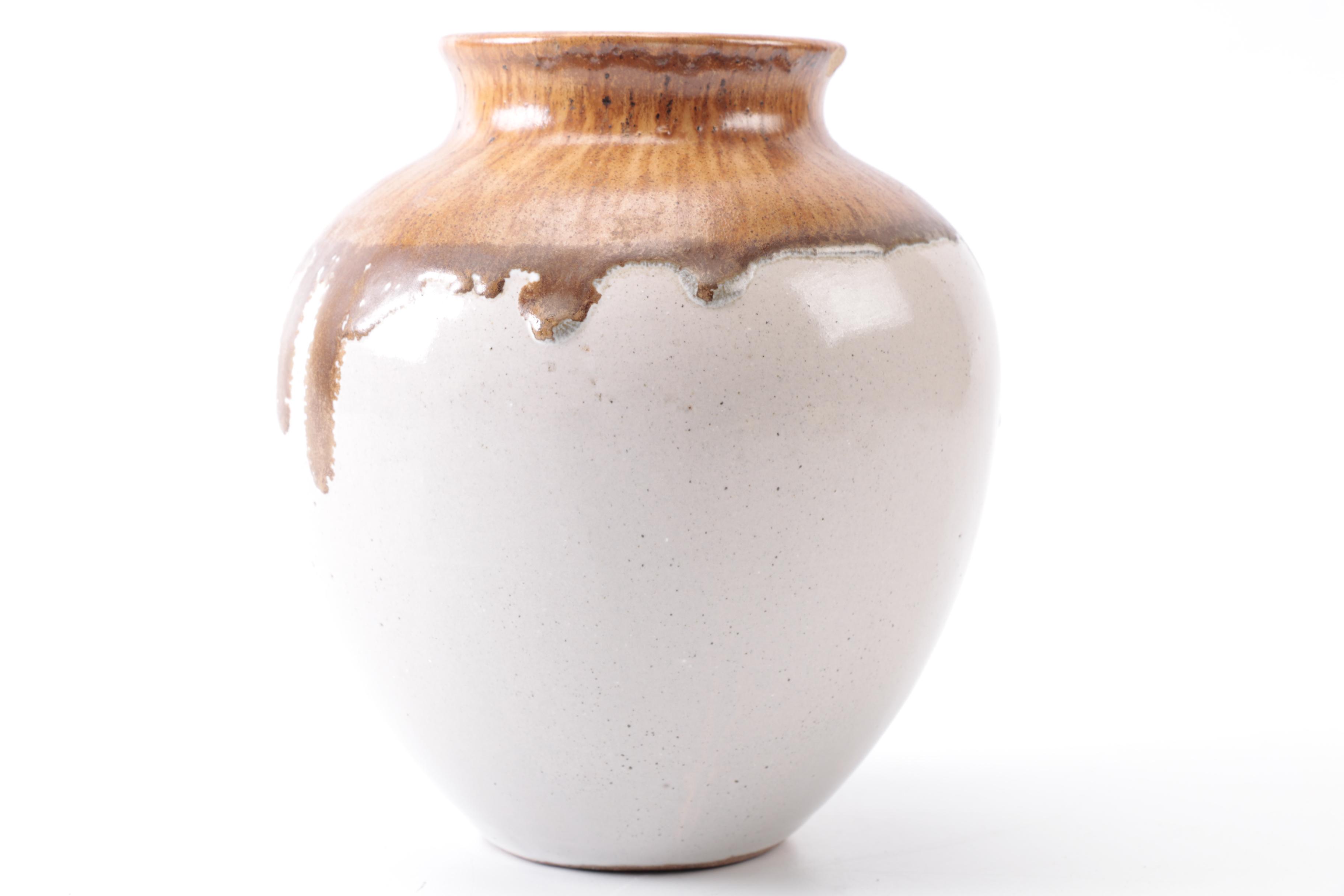 Ceramic Dripped Glaze Vase