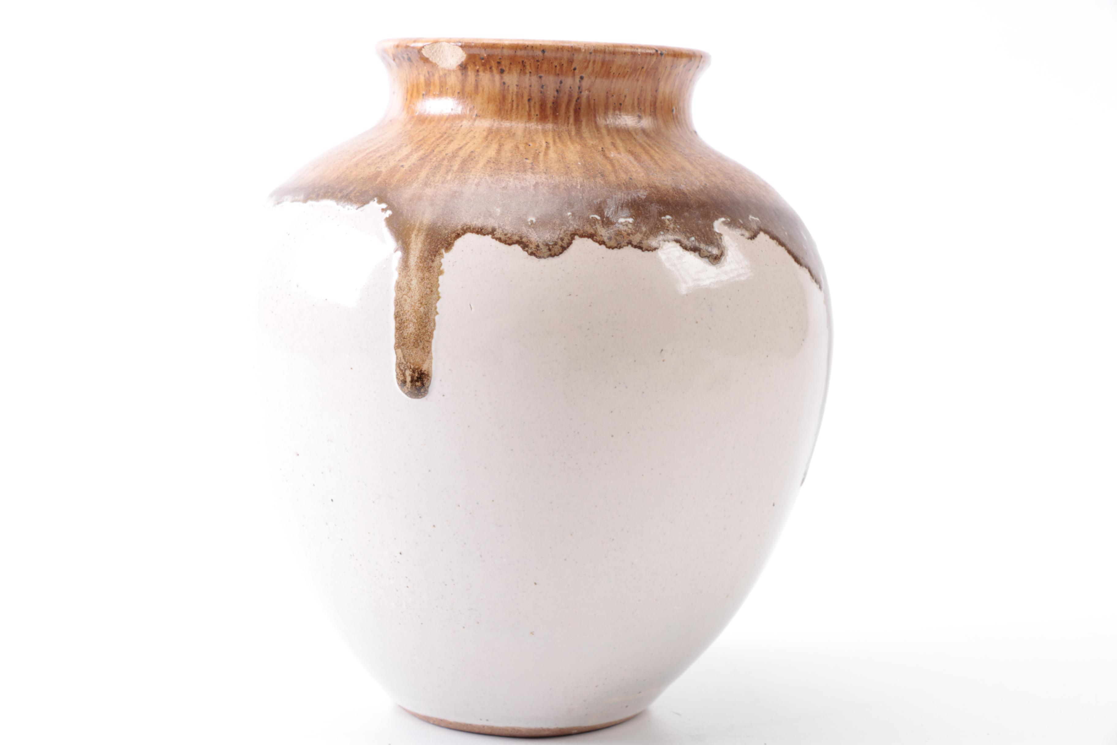 Ceramic Dripped Glaze Vase