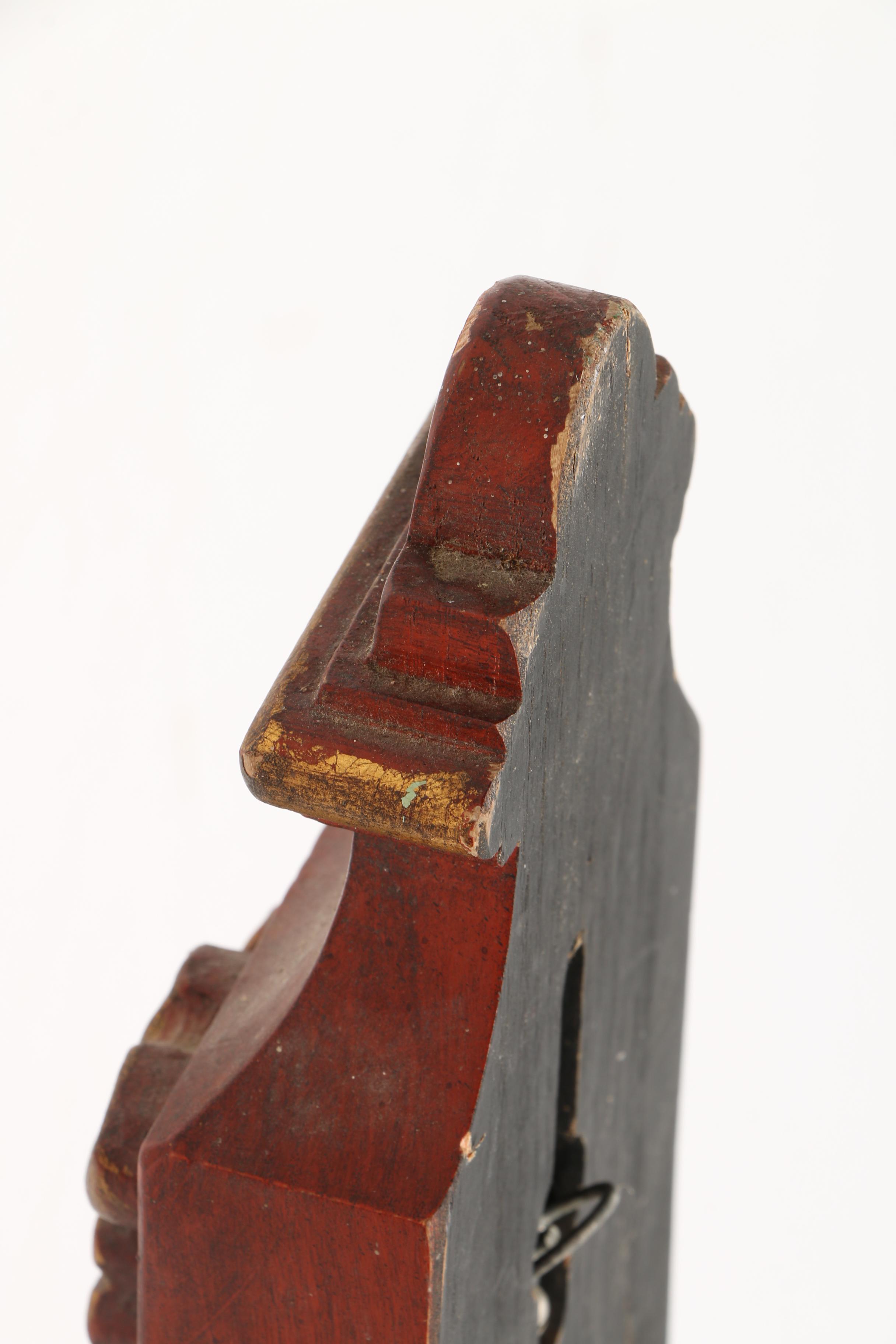 Wooden Candle Style Wall Sconce Lamp