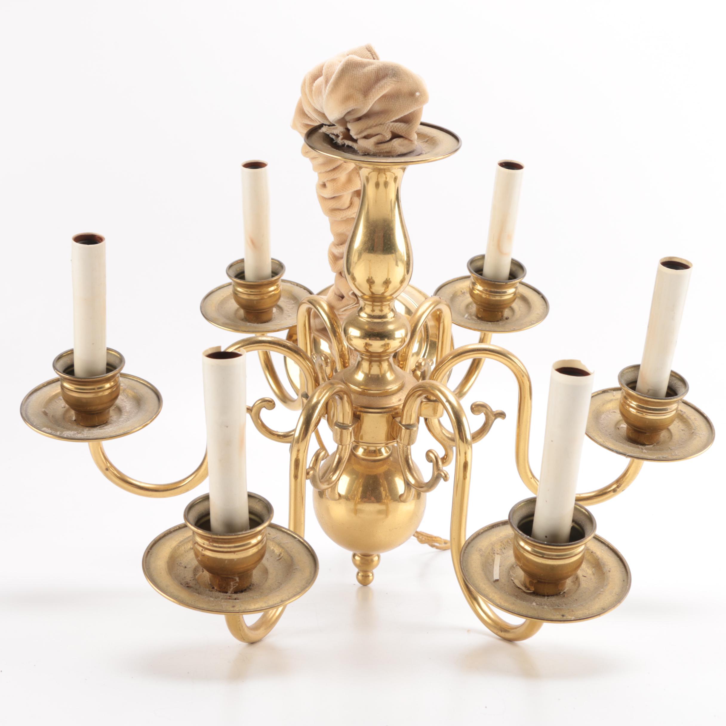 Vintage Brite Lite Lamps Corporation Chandelier