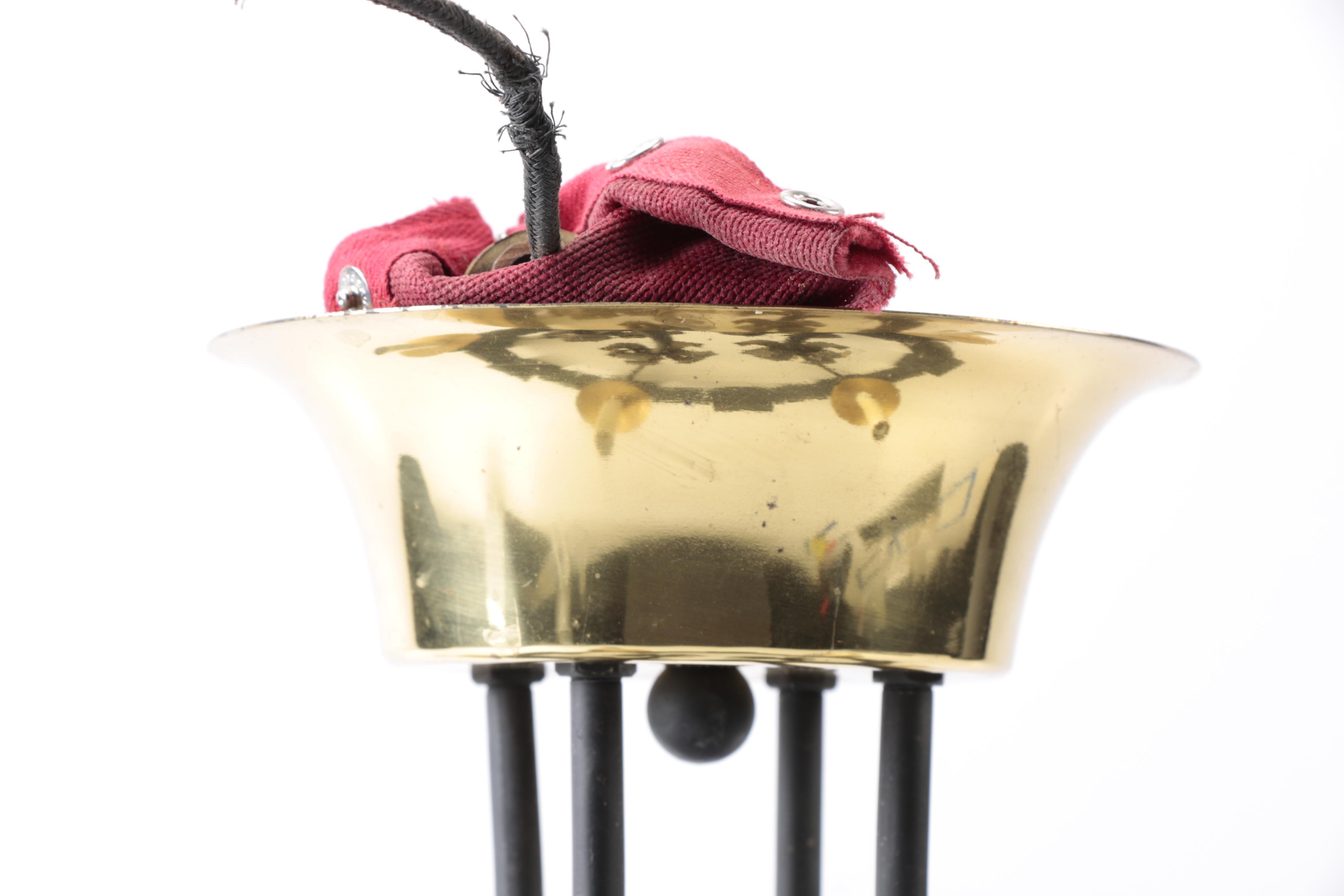 Cast Iron Four-Light Chandelier