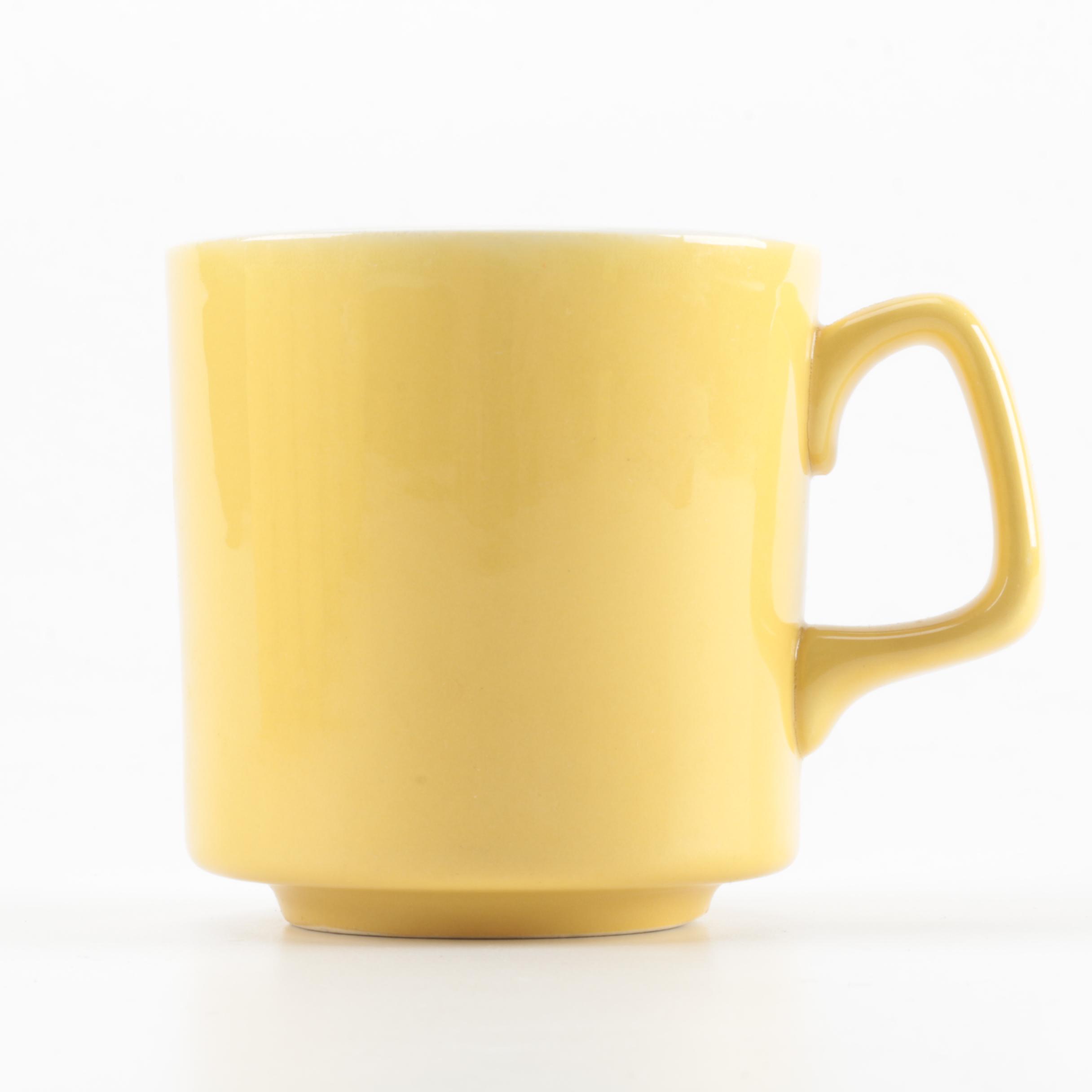 Yellow Ceramic Coffee Serveware