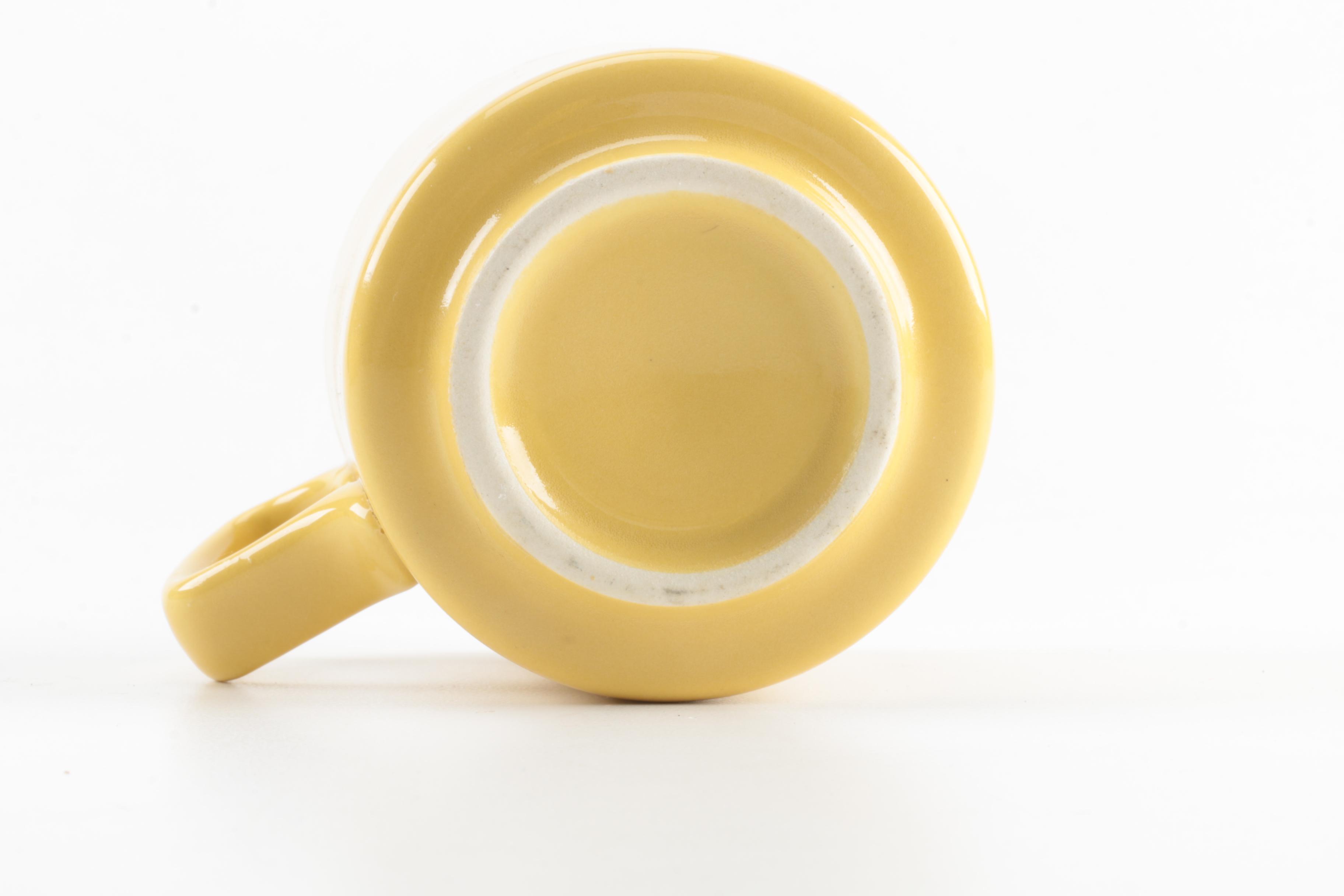 Yellow Ceramic Coffee Serveware