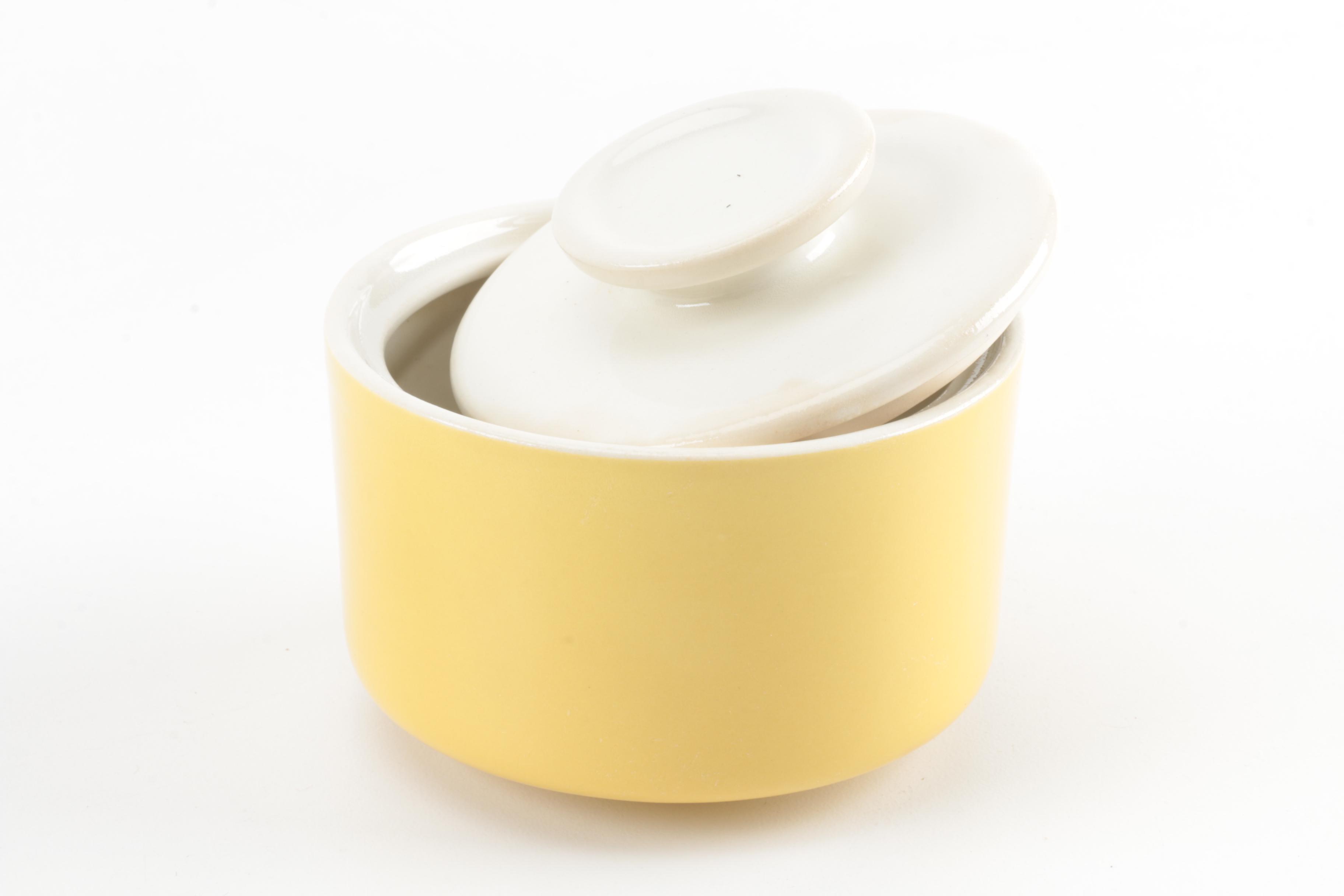 Yellow Ceramic Coffee Serveware