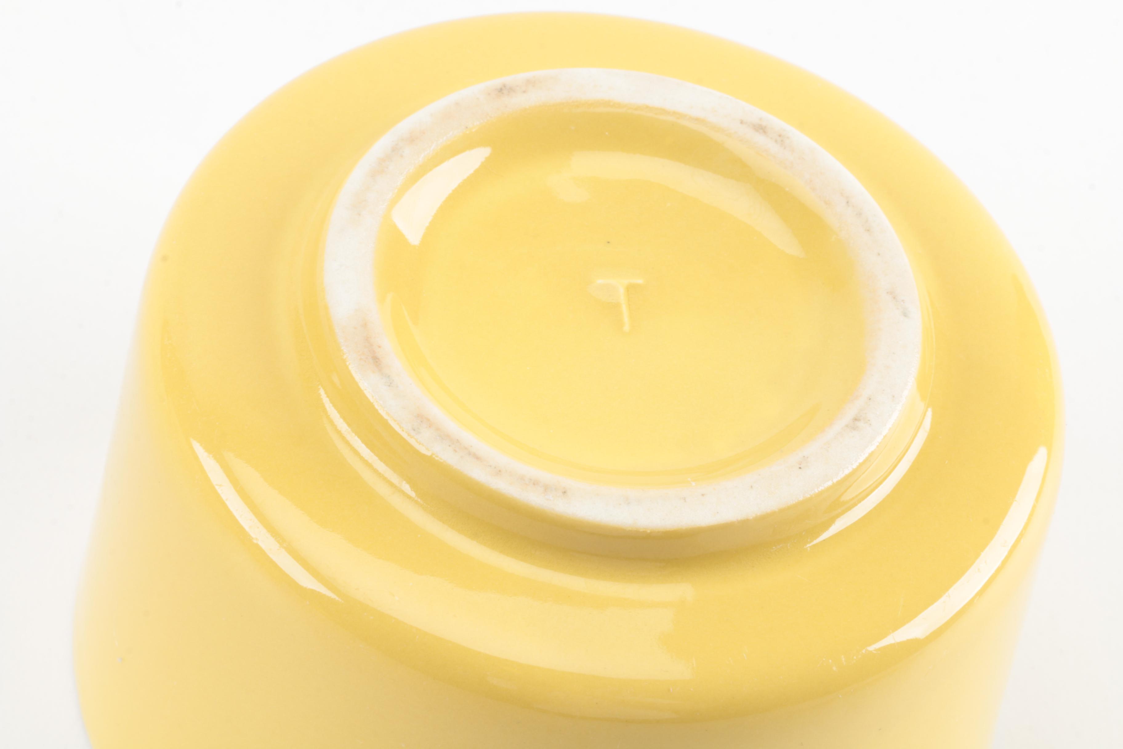 Yellow Ceramic Coffee Serveware