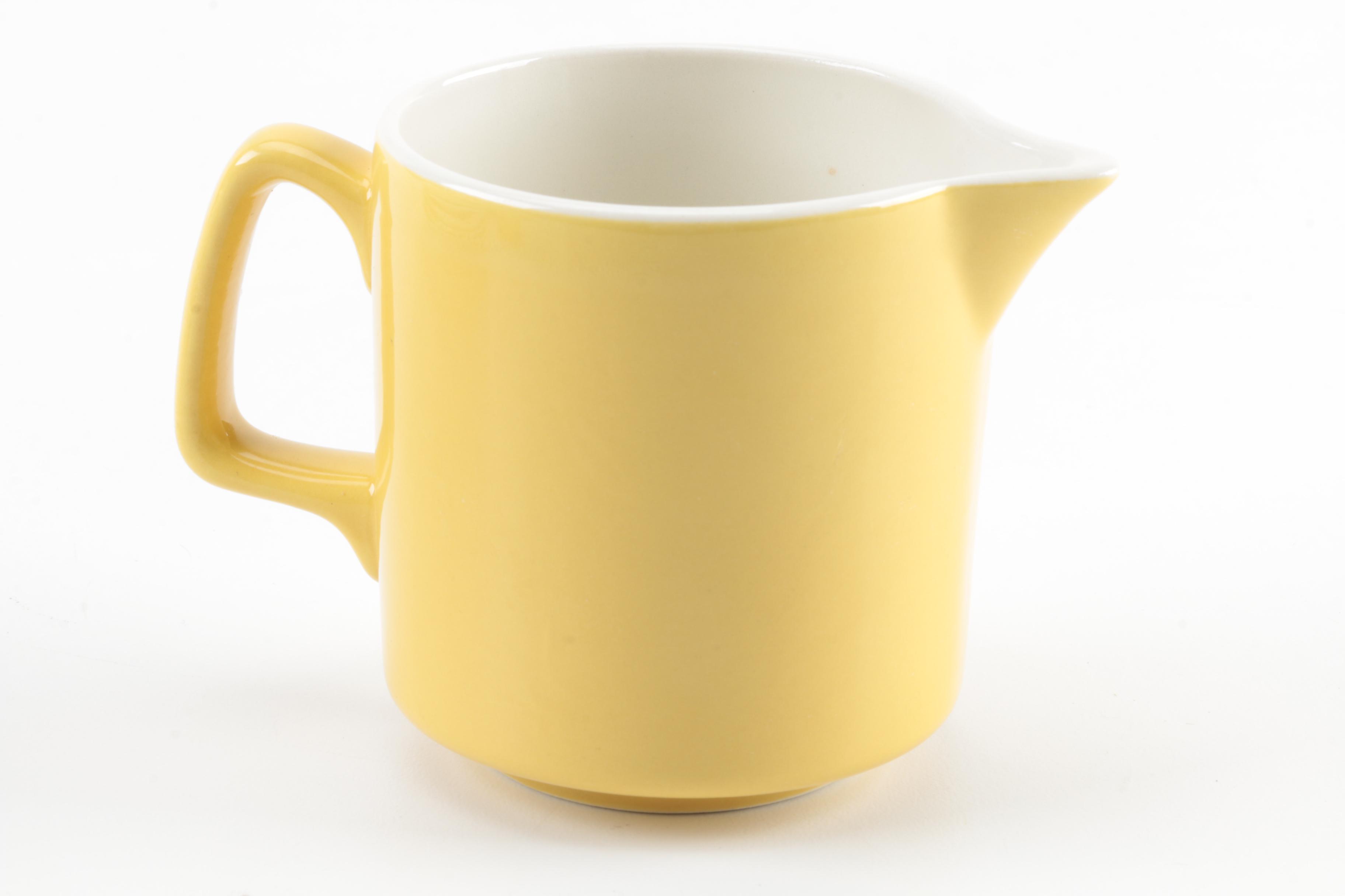 Yellow Ceramic Coffee Serveware