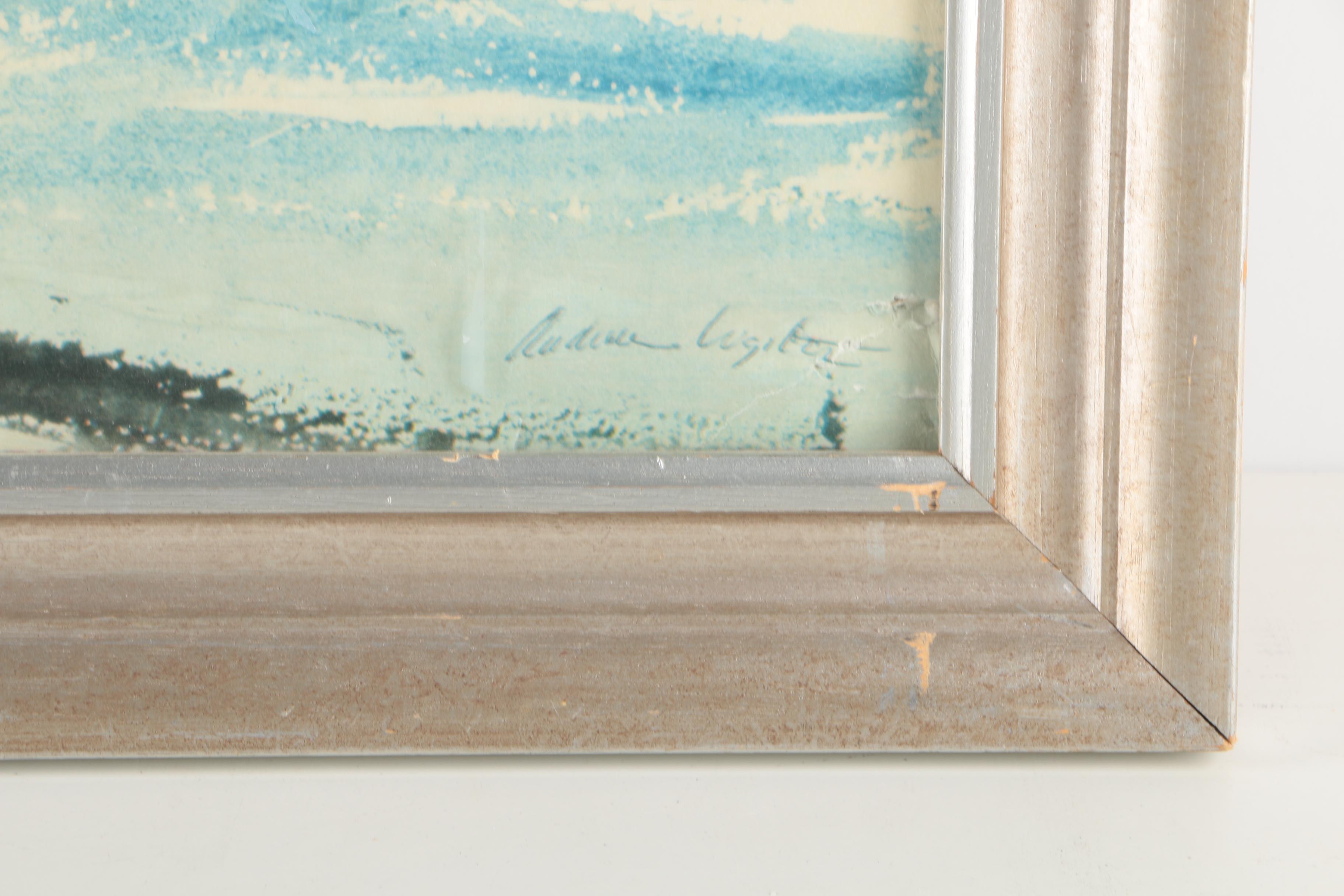 Framed Giclee on Paper after Andrew Wyeth's "Bermuda"