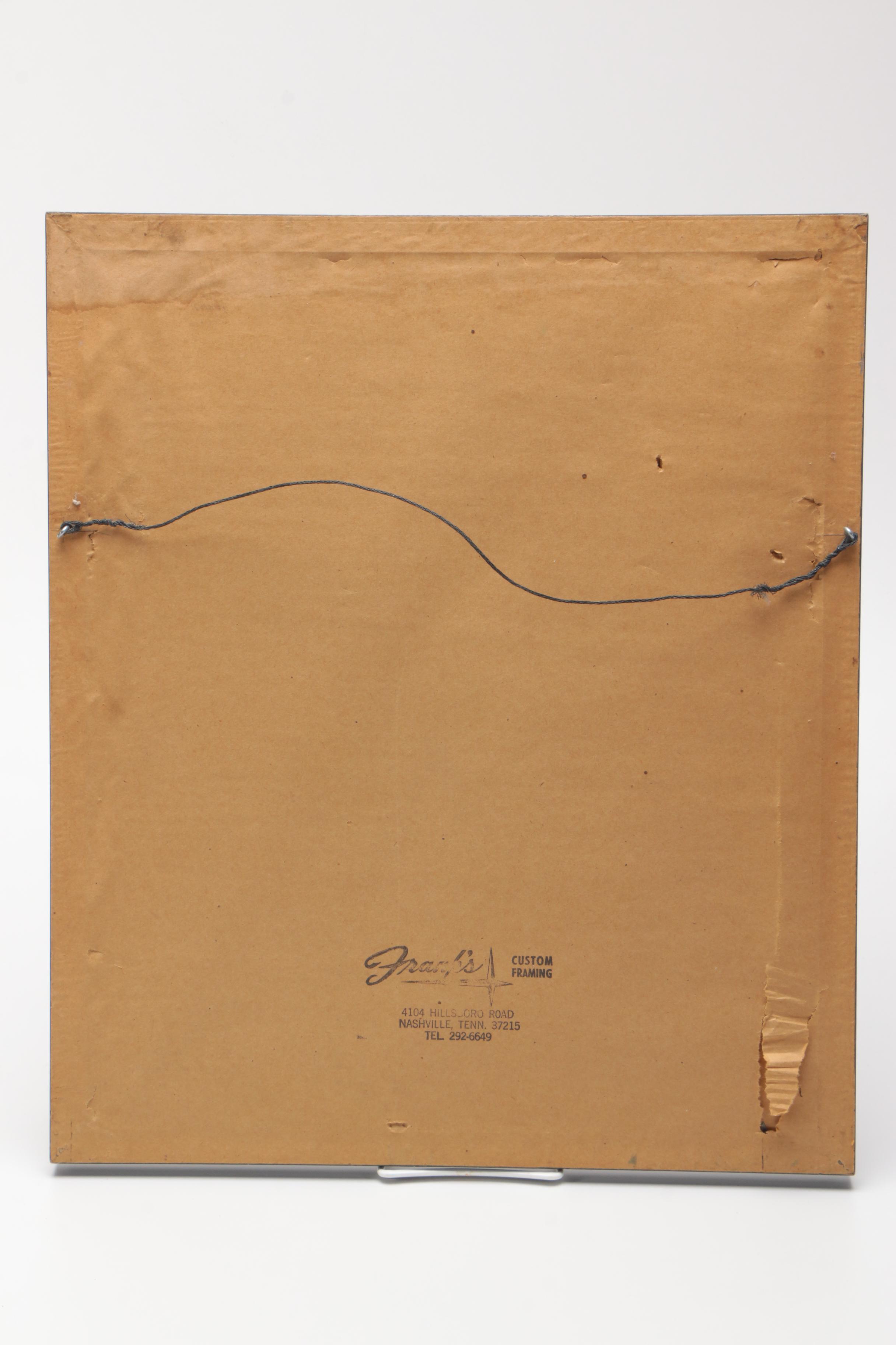 Offset Lithograph After P. Sigal's "La Catedral de San Juan"