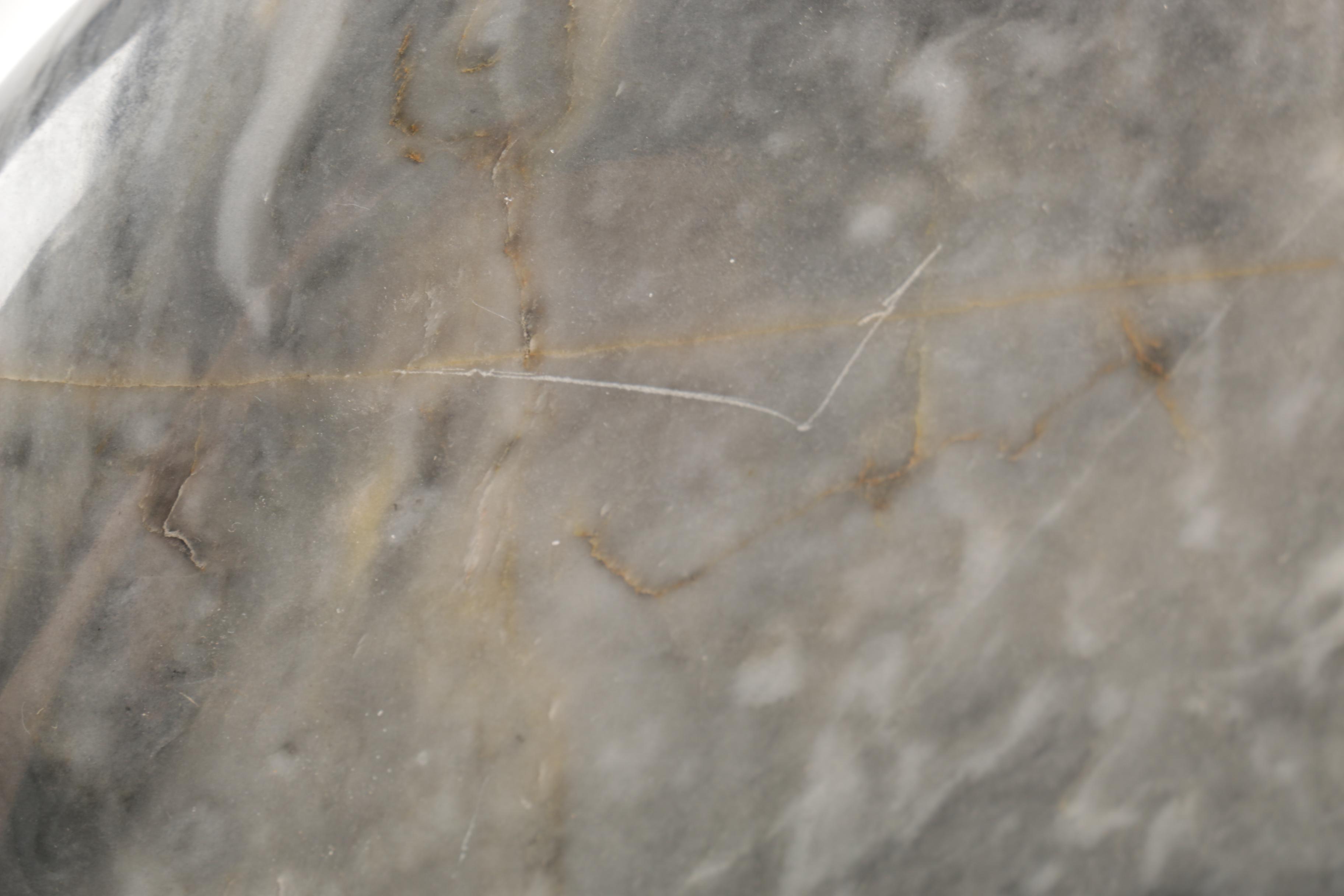 Soapstone Bear Figurine with Arrowhead