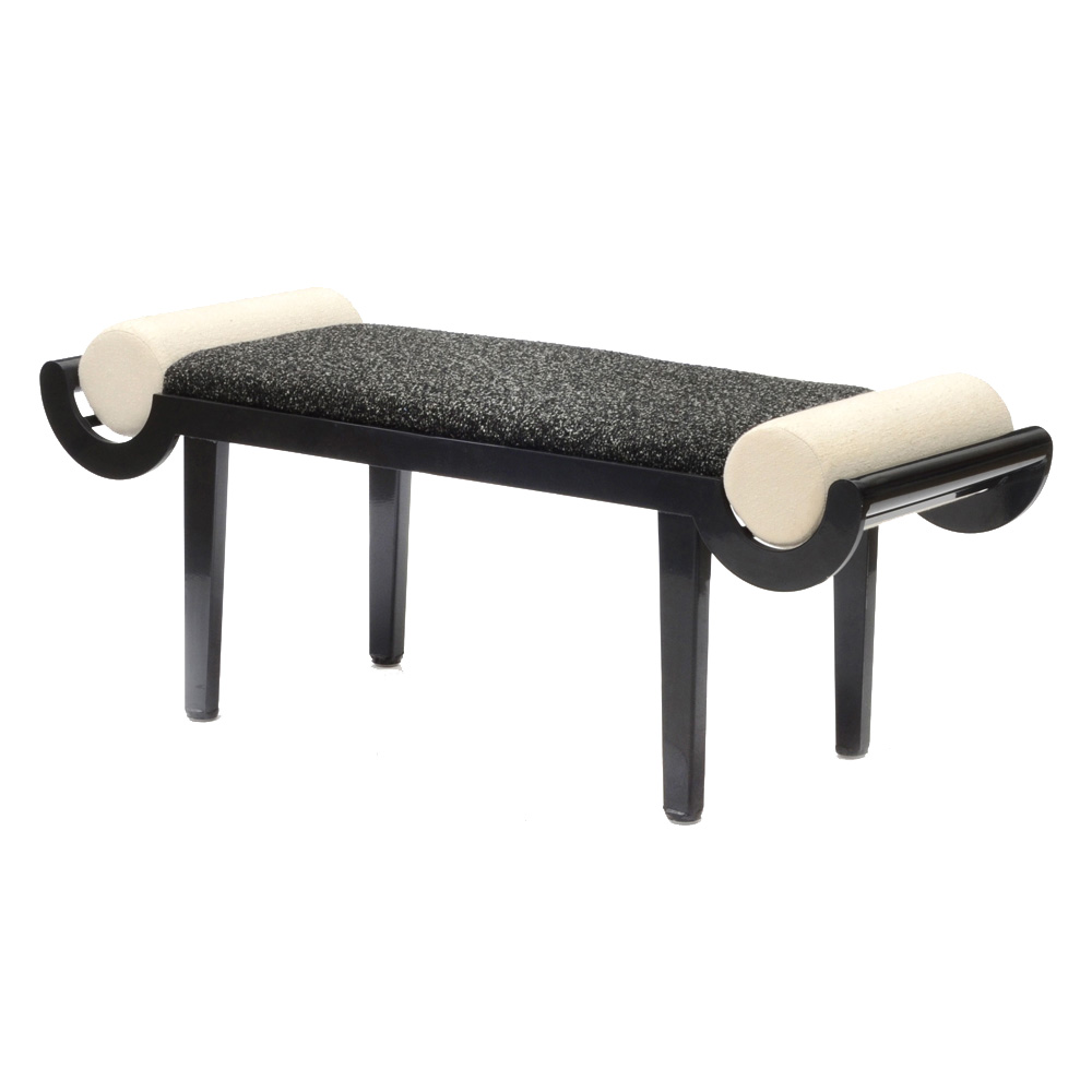 Black Metal Bed Bench